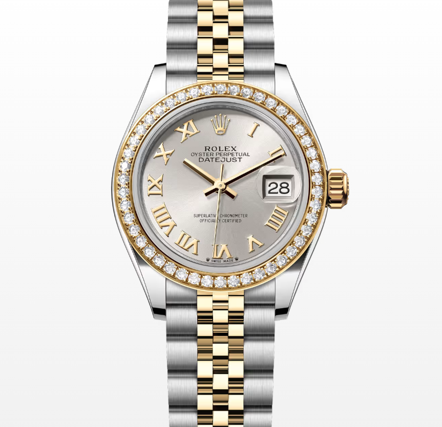 Rolex Lady-Datejust 28 m279383RBR-0005 Silver Roman Jubilee 2025
