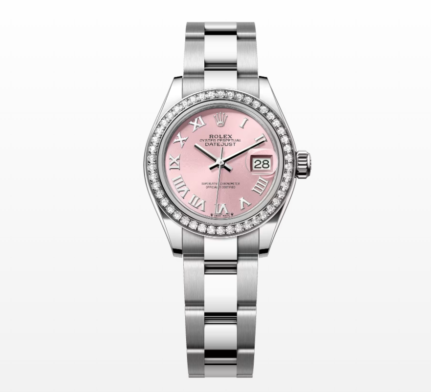 Rolex Lady-Datejust m279384RBR-0006 pink roman oys 2025