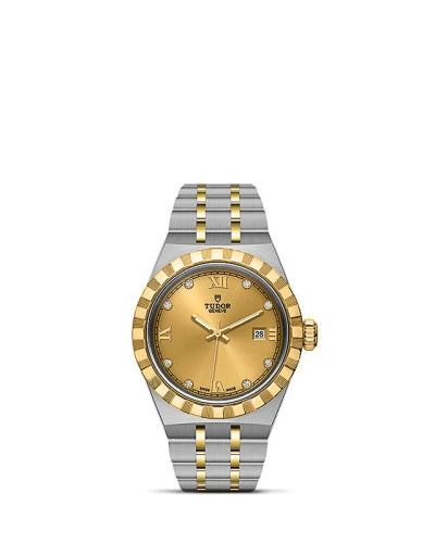 Tudor Royal 28303-0006 Champagne Diamond