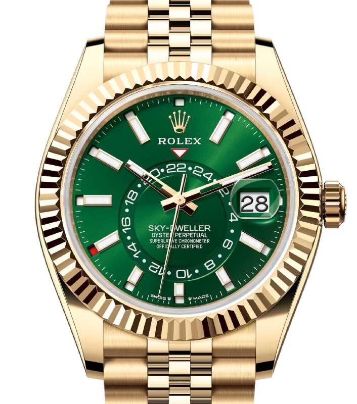 Rolex Sky-Dweller 336938 Green Jubilee