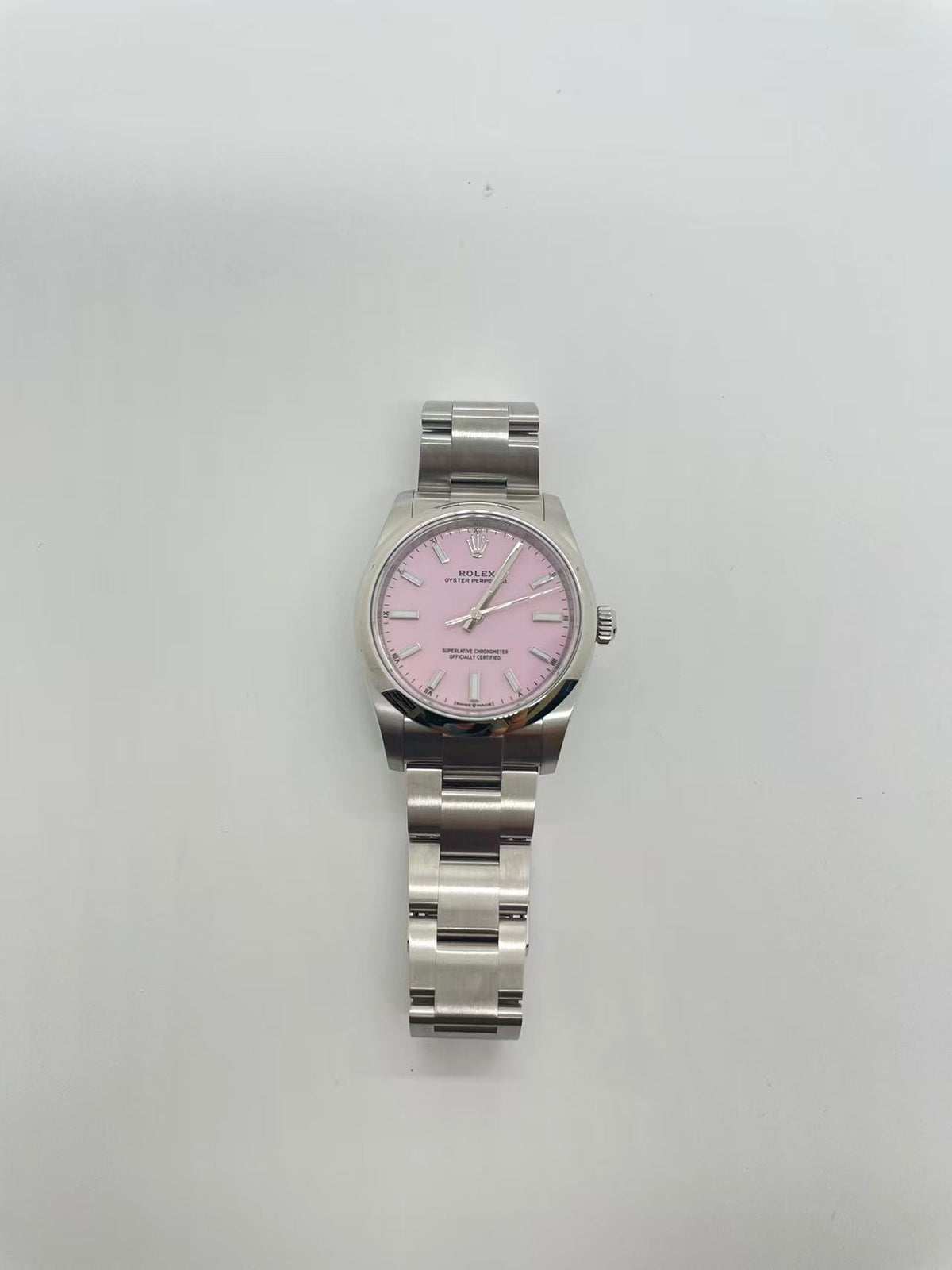 Rolex Oyster Perpetual 34 124200 Candy Pink Index 2025
