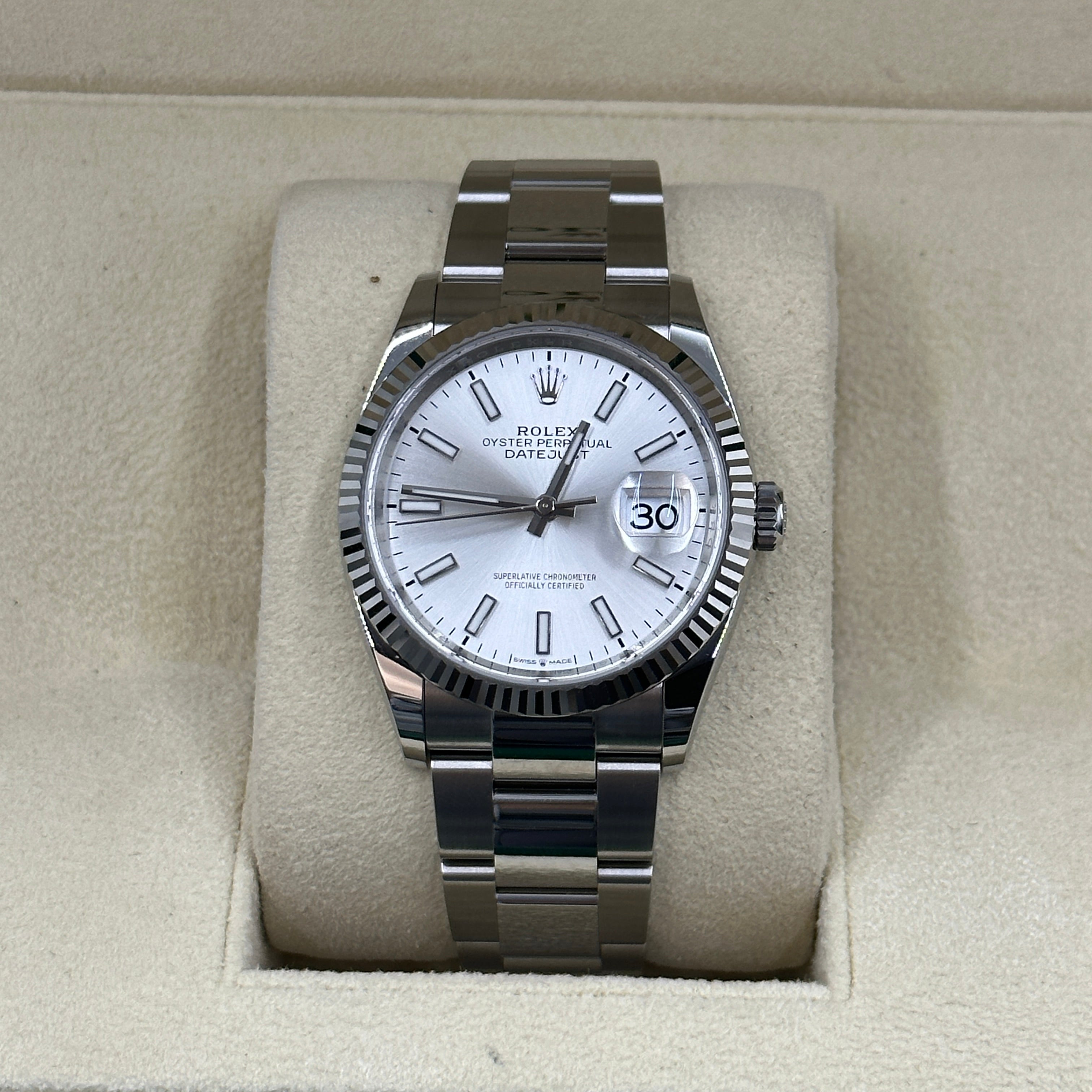 Rolex Datejust 36 126234 Silver Index Oyster 2026