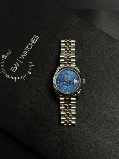 Rolex Datejust 31 278274 Blue Floral Jubilee 2025
