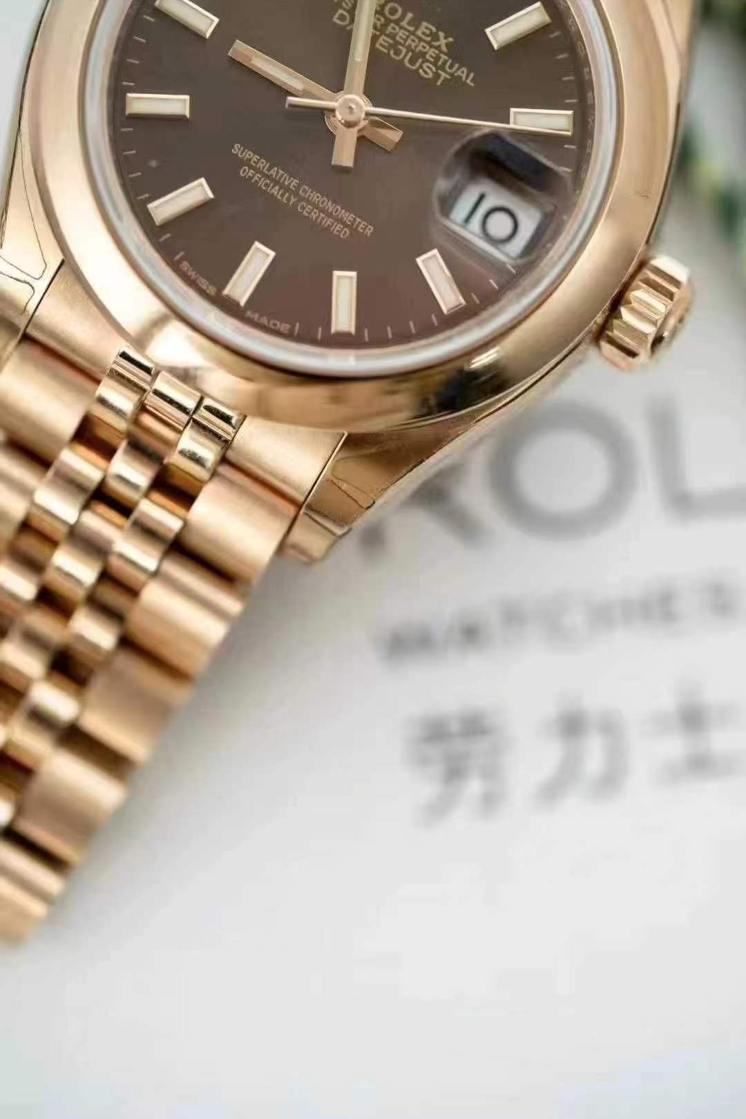 Rolex Lady-Datejust 279165 Brown 2015 Full Set