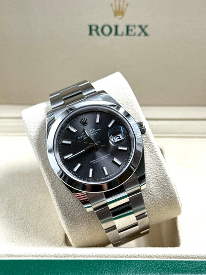 Rolex Datejust 41 126300 Black Index Oyster 2025