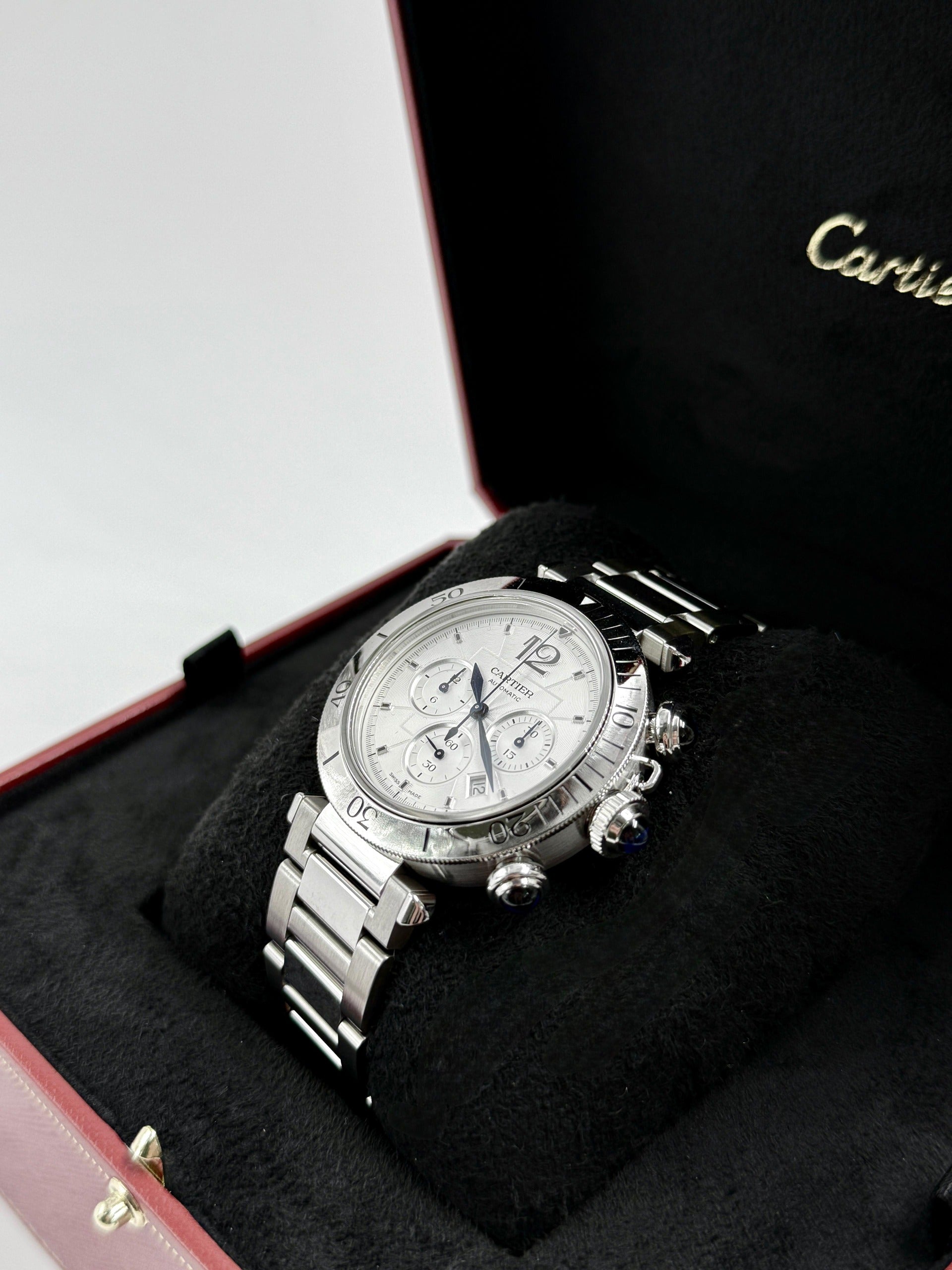 Cartier Pasha Chronograph Watch 41mm WSPA0018