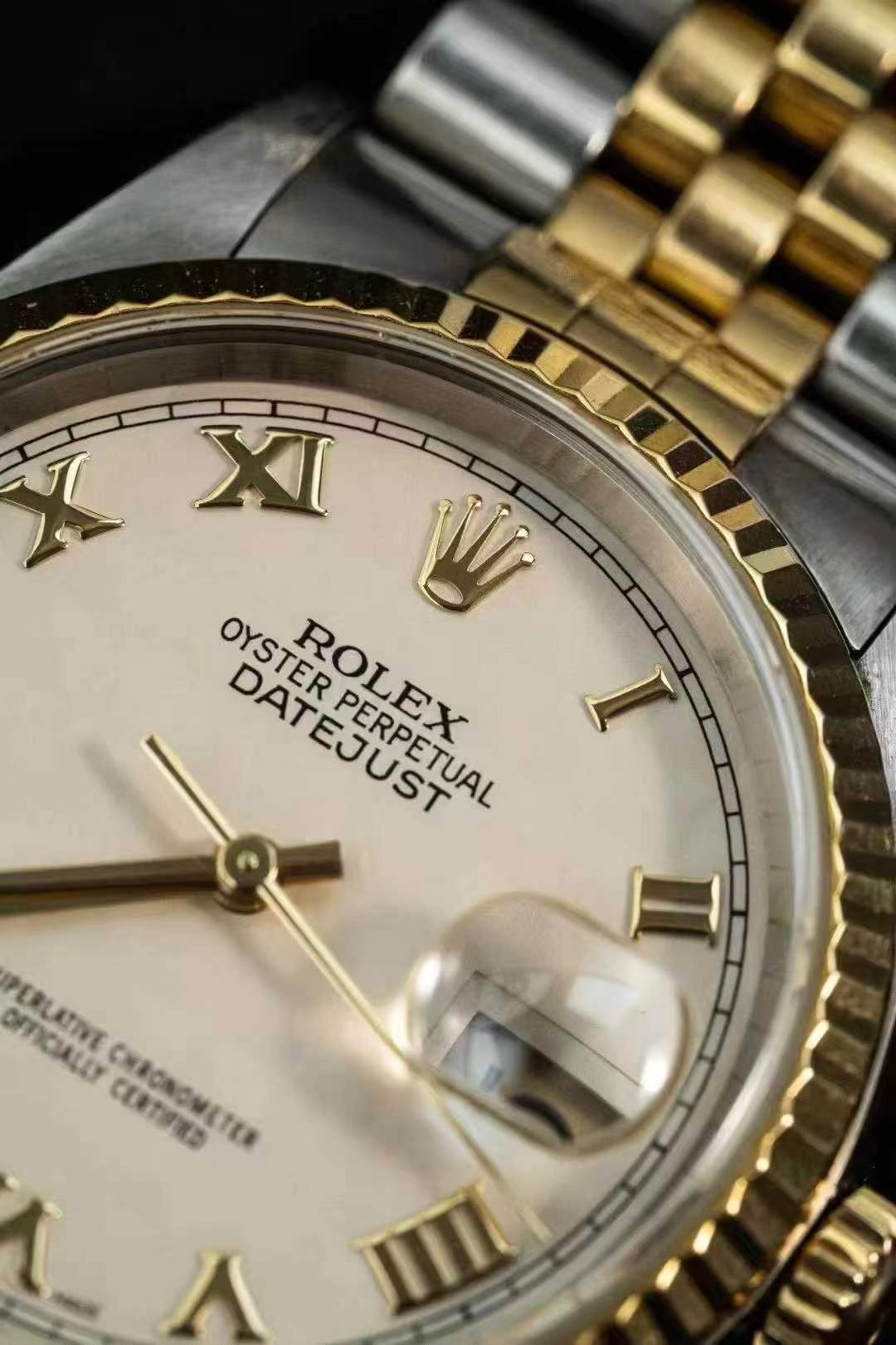 Rolex Datejust 36 16233 Cream Naked