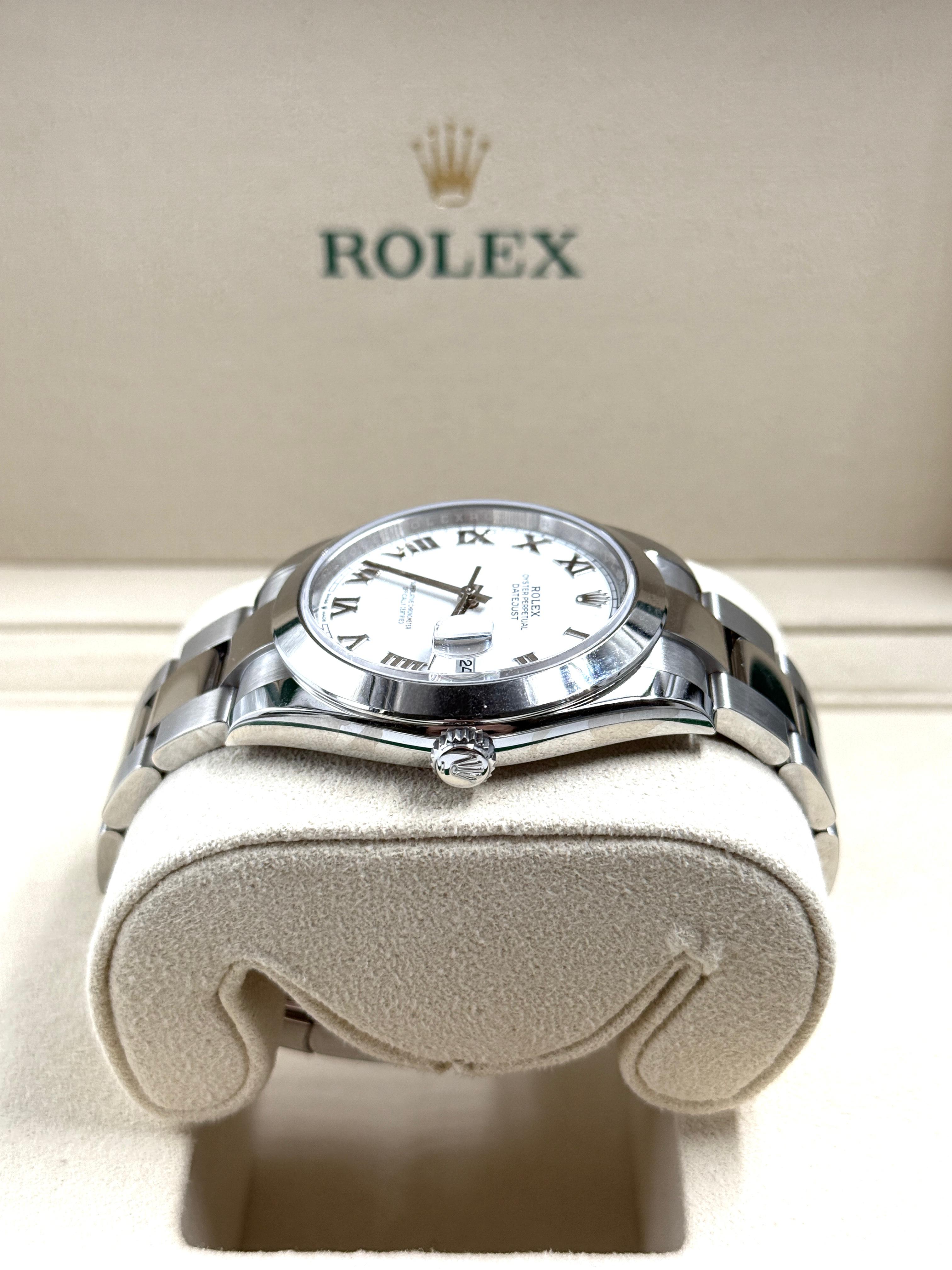 Rolex Datejust 41 126300 White Roman Oyster 2024