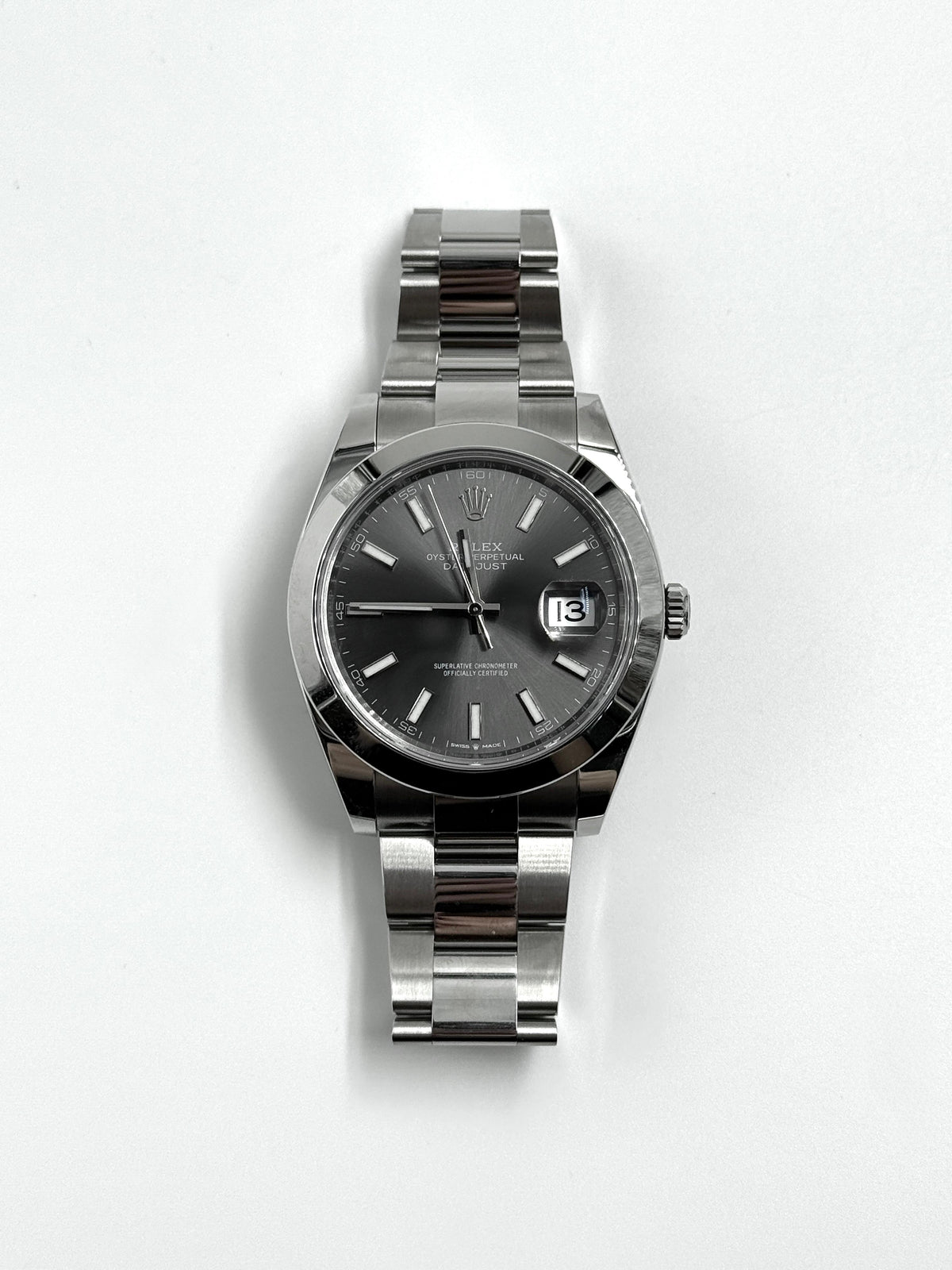 Rolex Datejust 41 126300 Black Index Oyster 2026