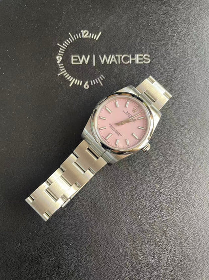 Rolex Oyster Perpetual 34 124200 Candy Pink Index 2025