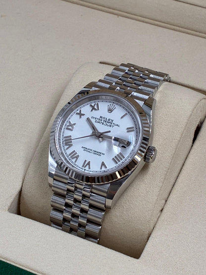 Rolex Datejust 36 126234 White Roman Jubilee