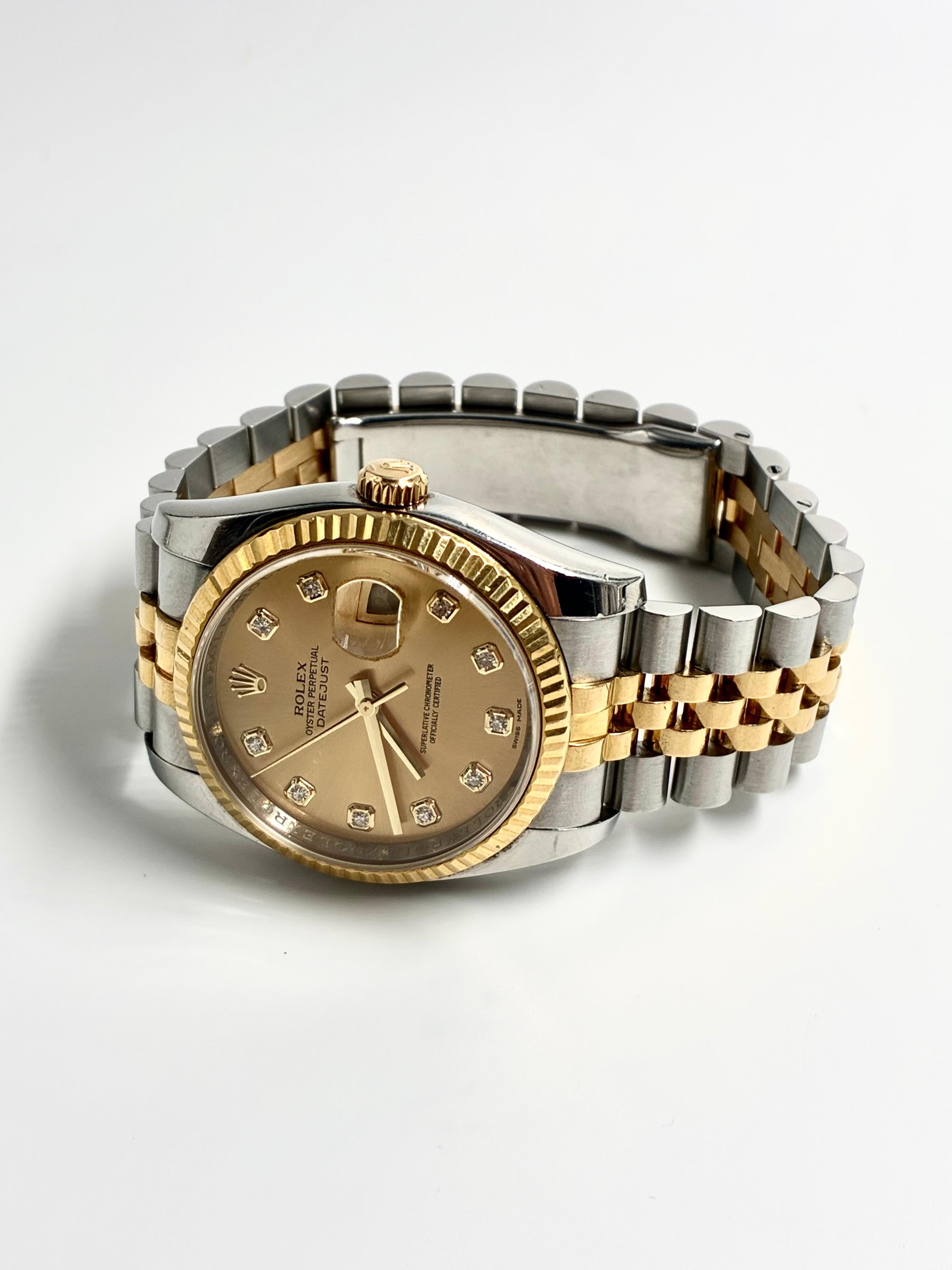 Rolex Datejust 116233G Champagne Jubilee
