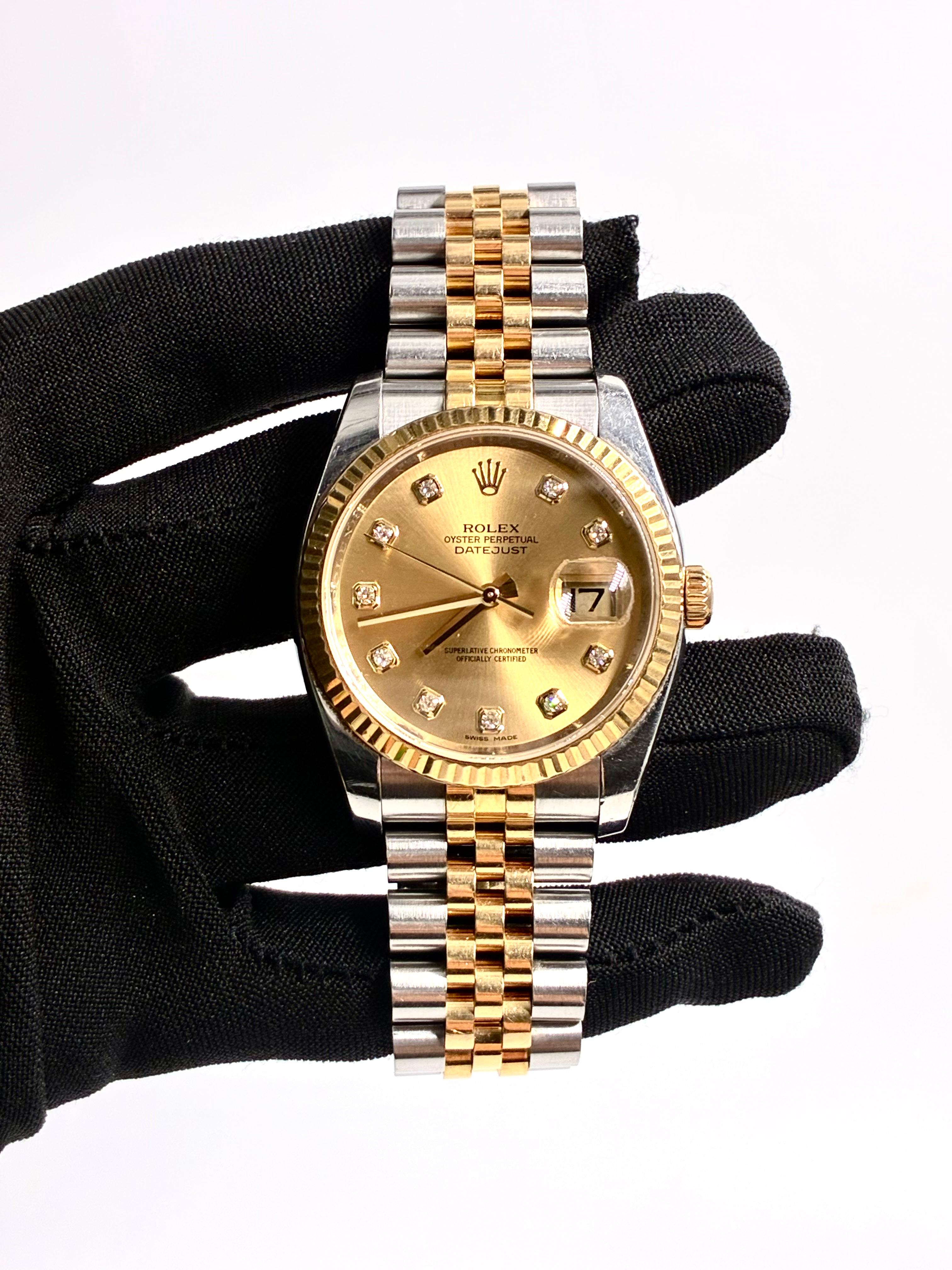 Rolex Datejust 116233G Champagne Jubilee