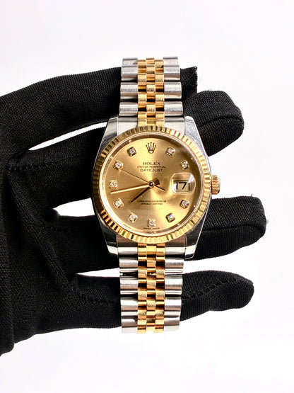 Rolex Datejust 116233G Champagne Jubilee