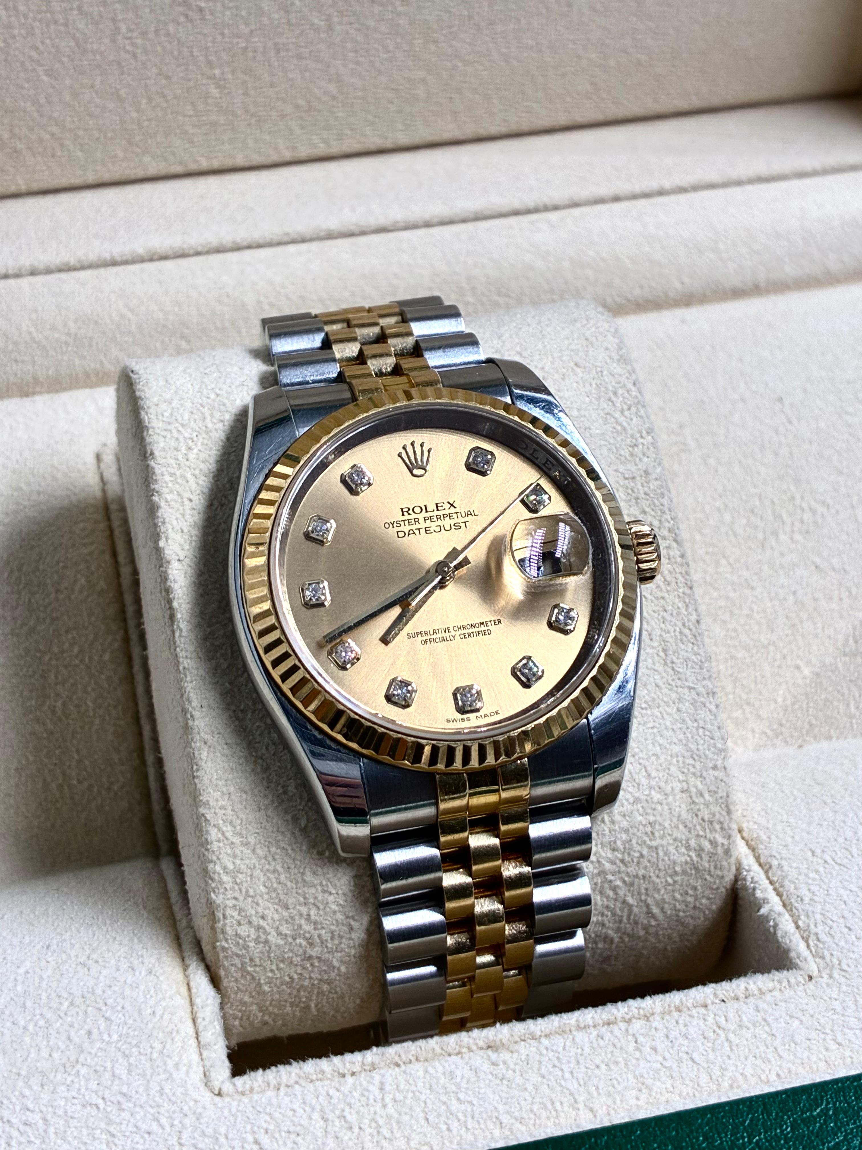 Rolex Datejust 116233G Champagne Jubilee