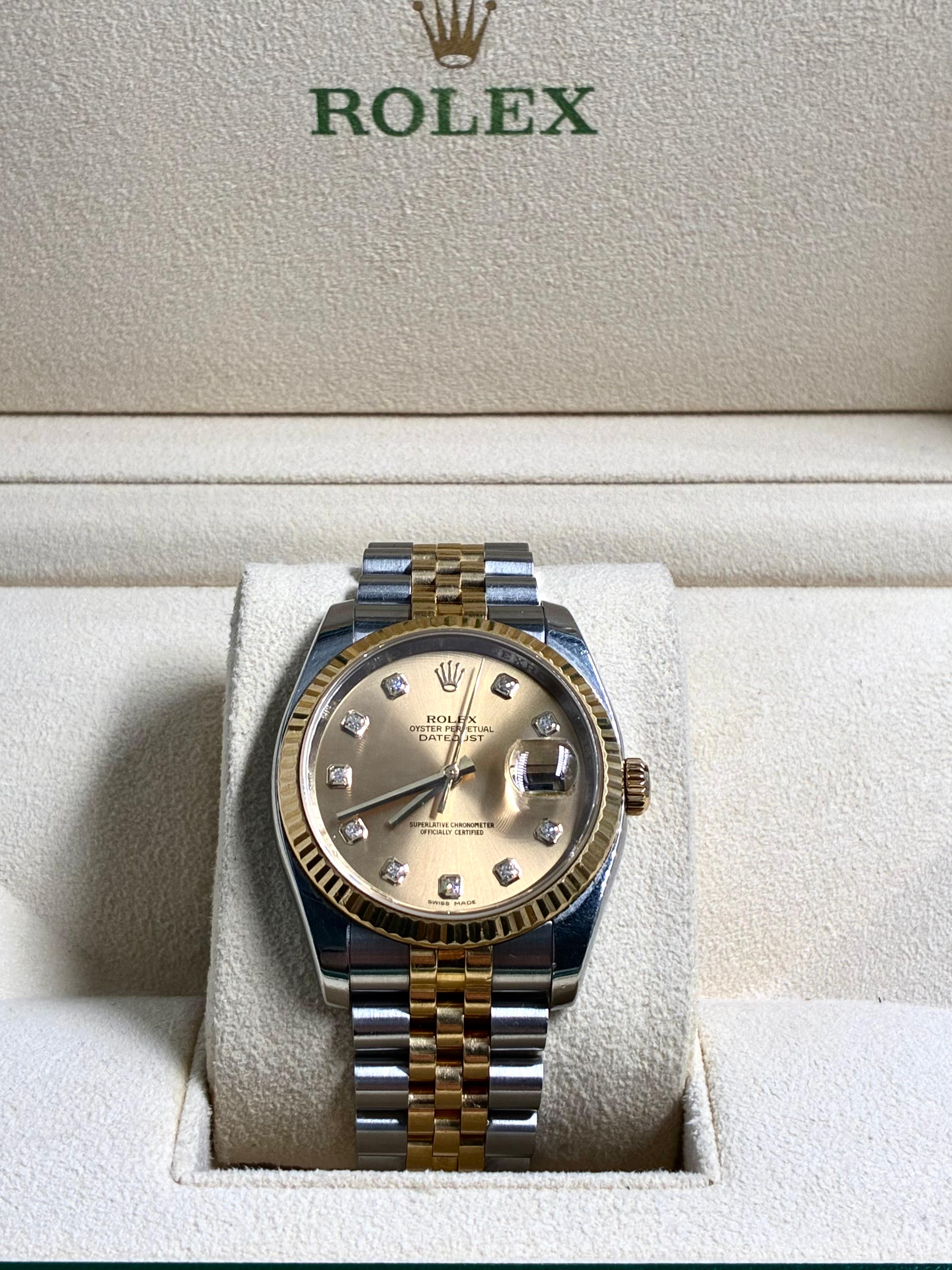Rolex Datejust 116233G Champagne Jubilee