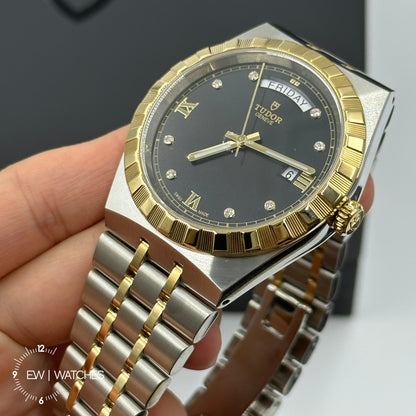 Tudor Royal 41mm 28603-0005 Black Diamonds 2023