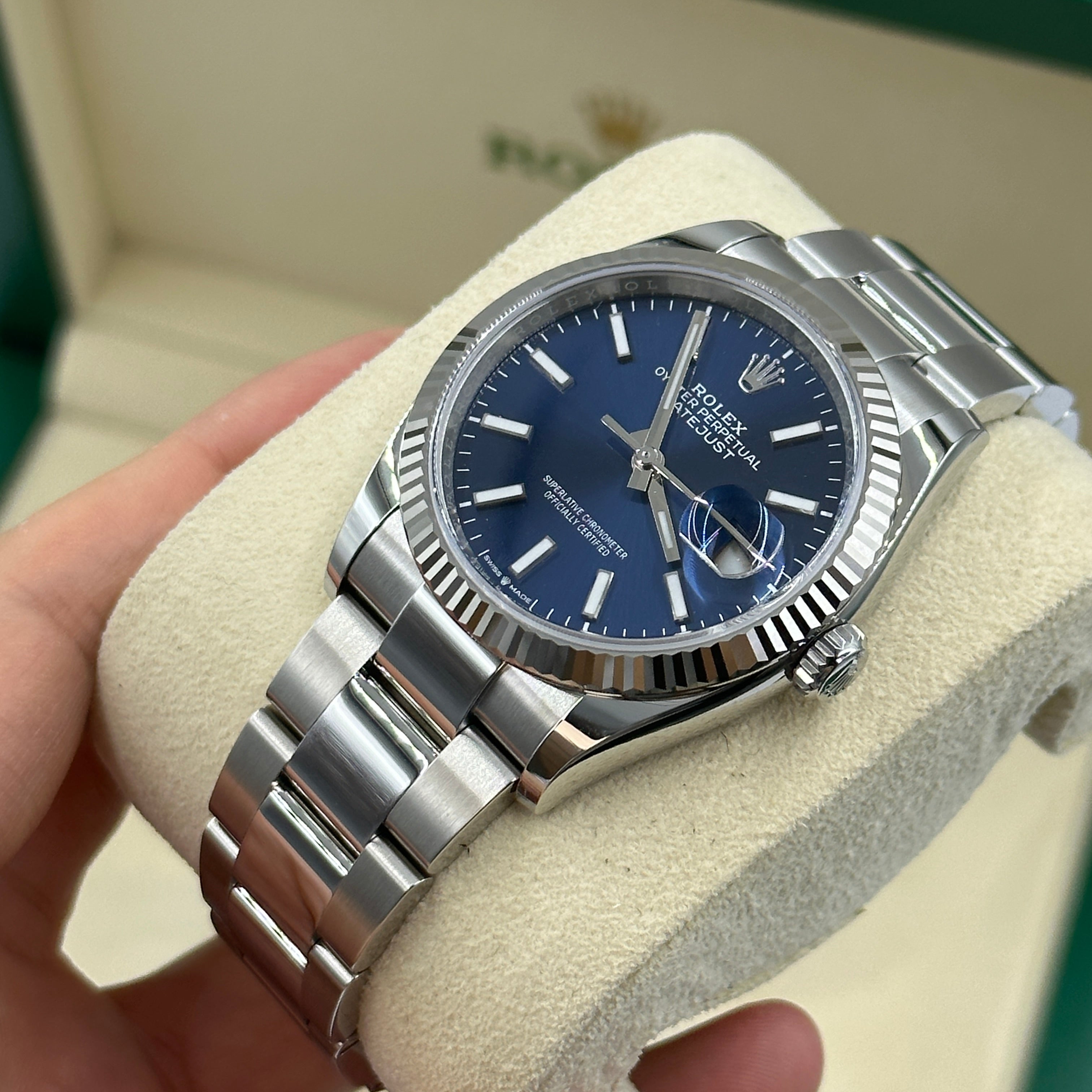 Rolex Datejust 36 126234 Blue Index Oyster 2025