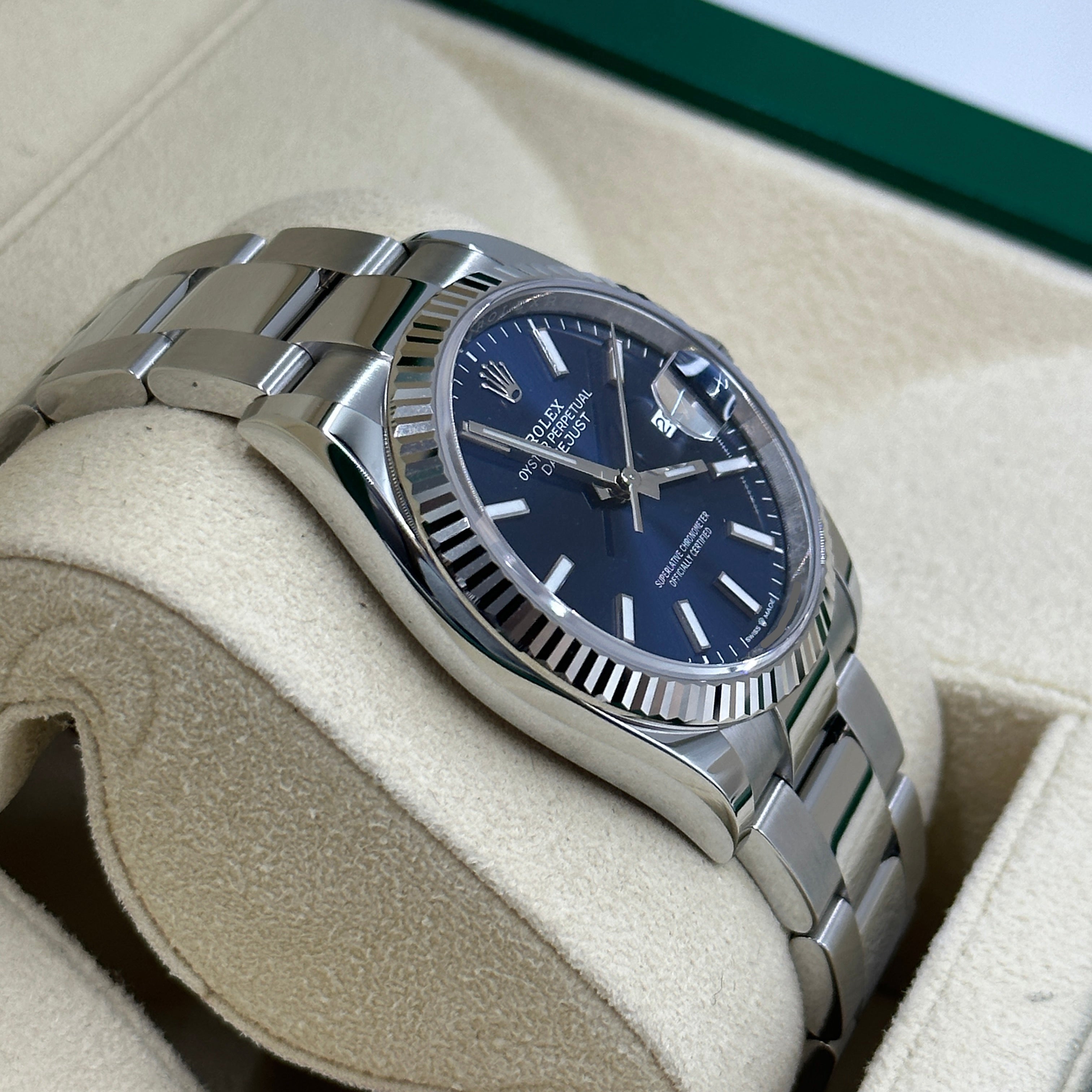 Rolex Datejust 36 126234 Blue Index Oyster 2025