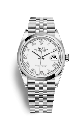 Rolex Datejust 36 126200 White Roman Jubilee