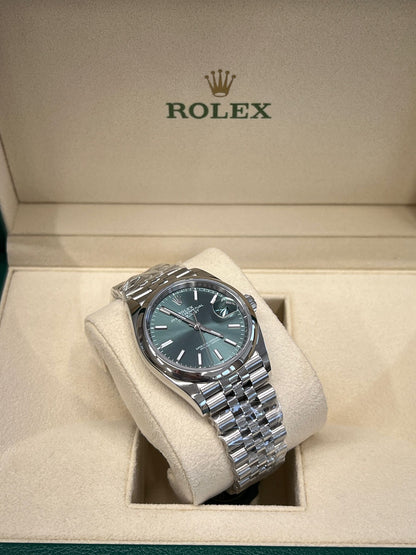 Rolex Datejust 36 126200 GREEN INDEX JUB