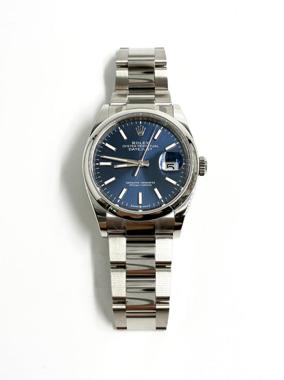 Rolex Datejust 36 126200 Blue Index Dial Oyster 2026