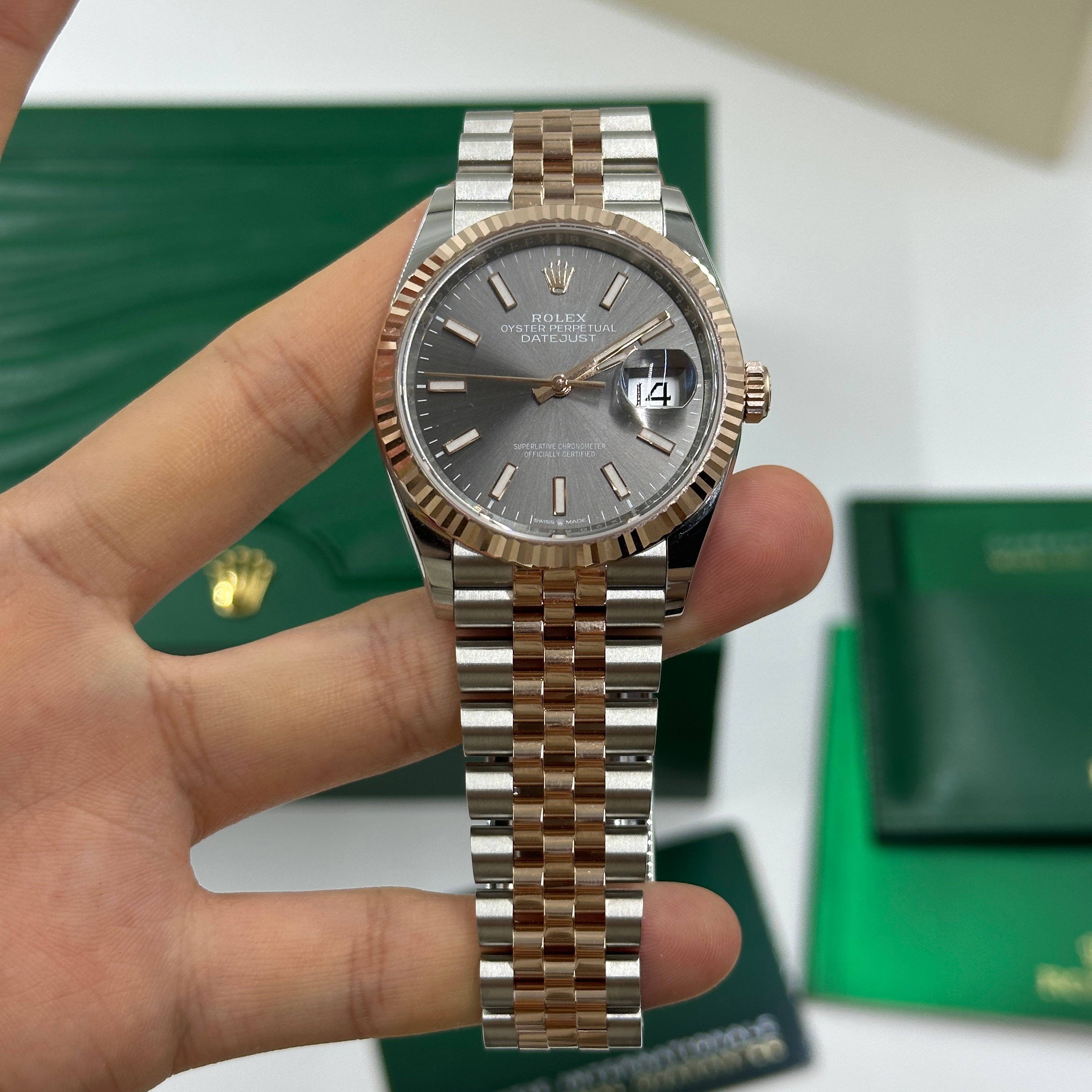 Rolex Datejust 36 126231 Grey Index Jubilee 2024