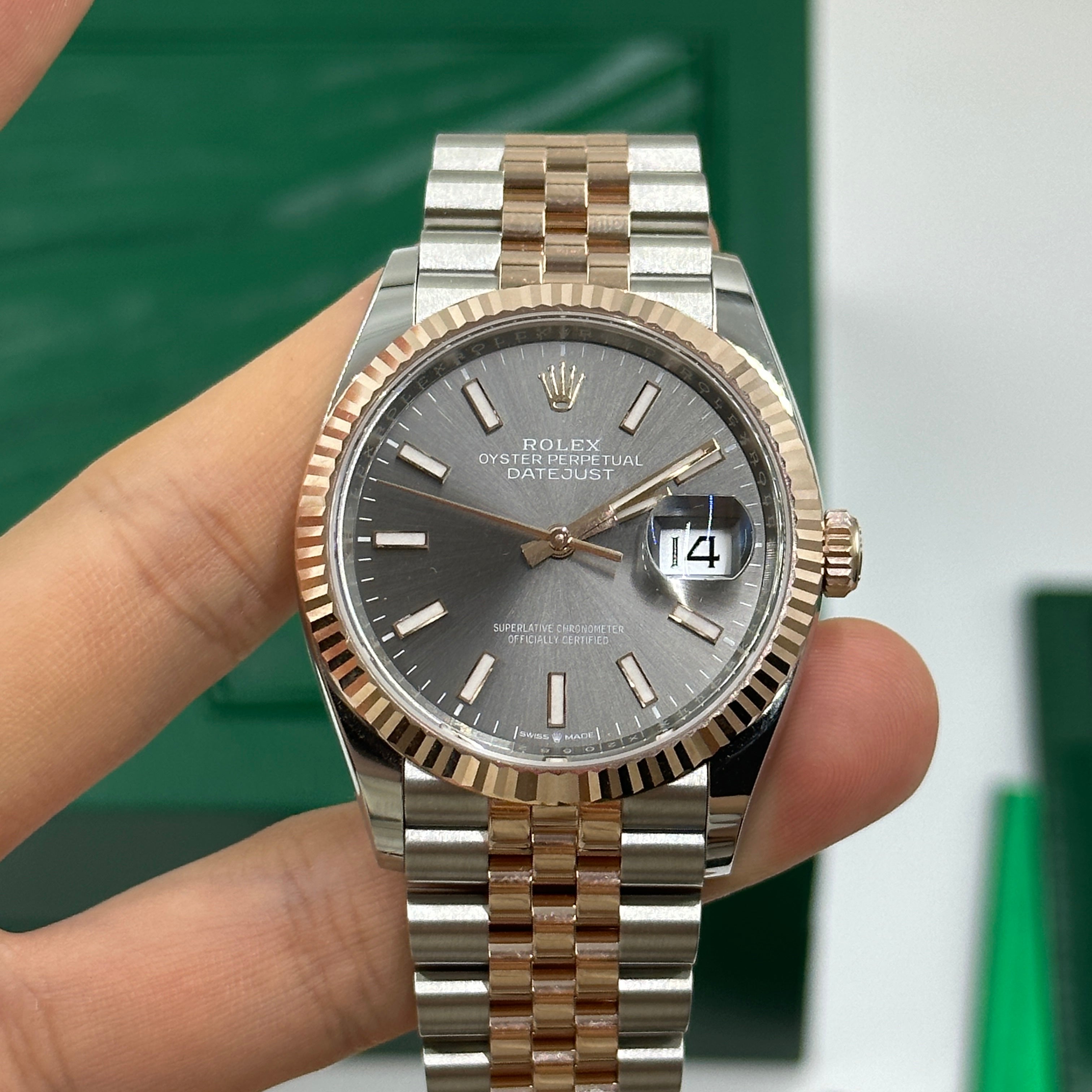 Rolex Datejust 36 126231 Grey Index Jubilee 2024