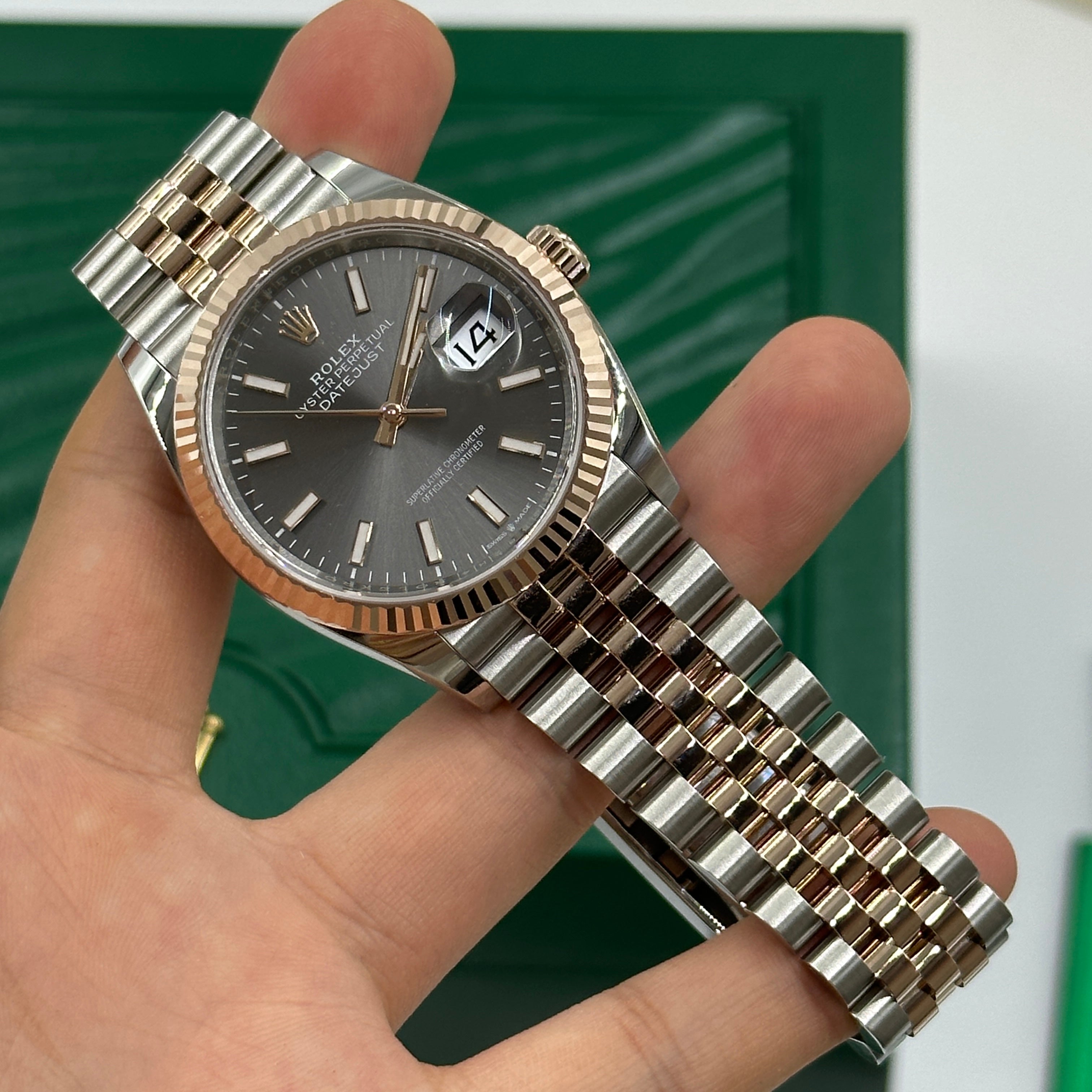 Rolex Datejust 36 126231 Grey Index Jubilee 2024