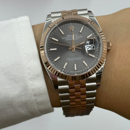 Rolex Datejust 36 126231 Grey Index Jubilee 2024