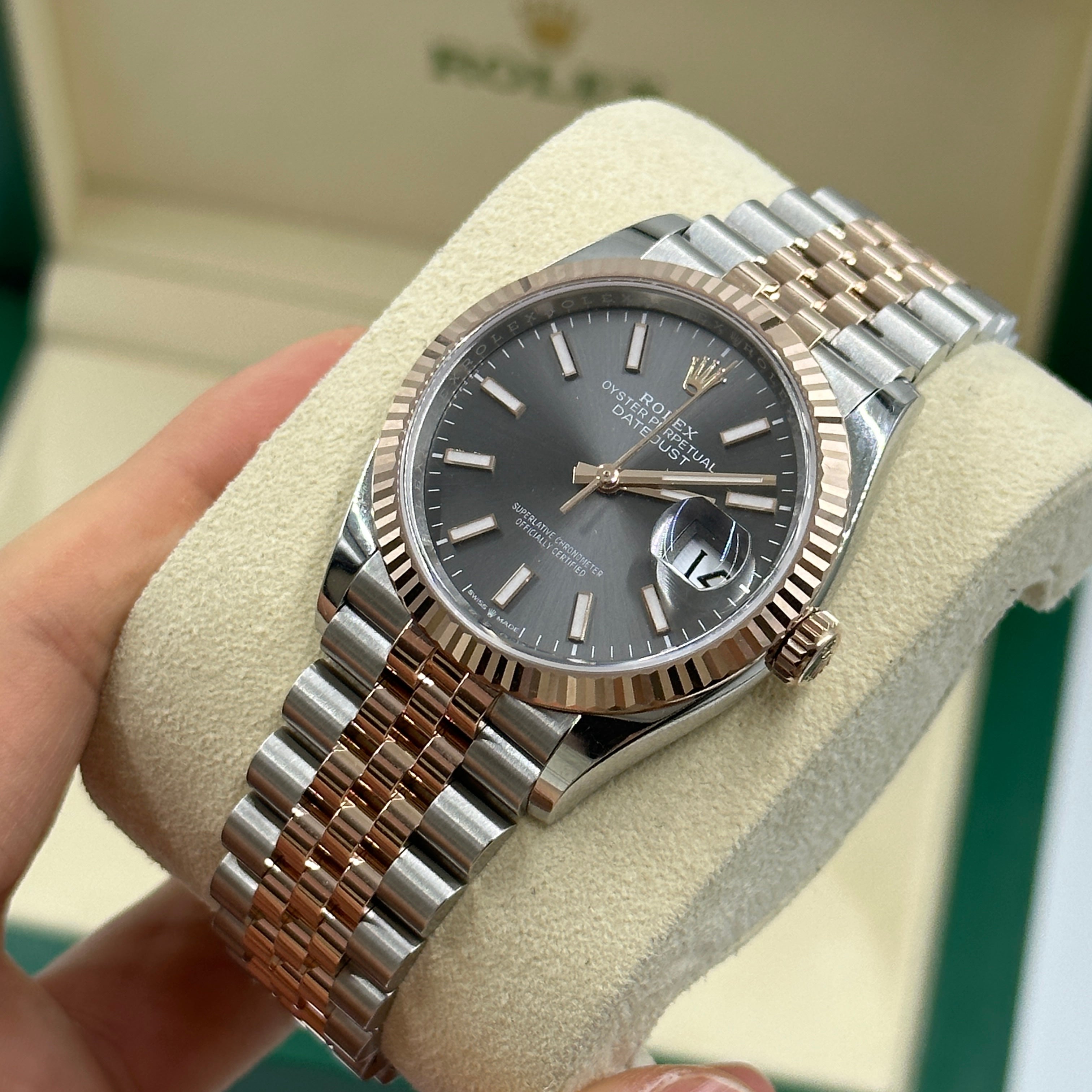 Rolex Datejust 36 126231 Grey Index Jubilee 2024