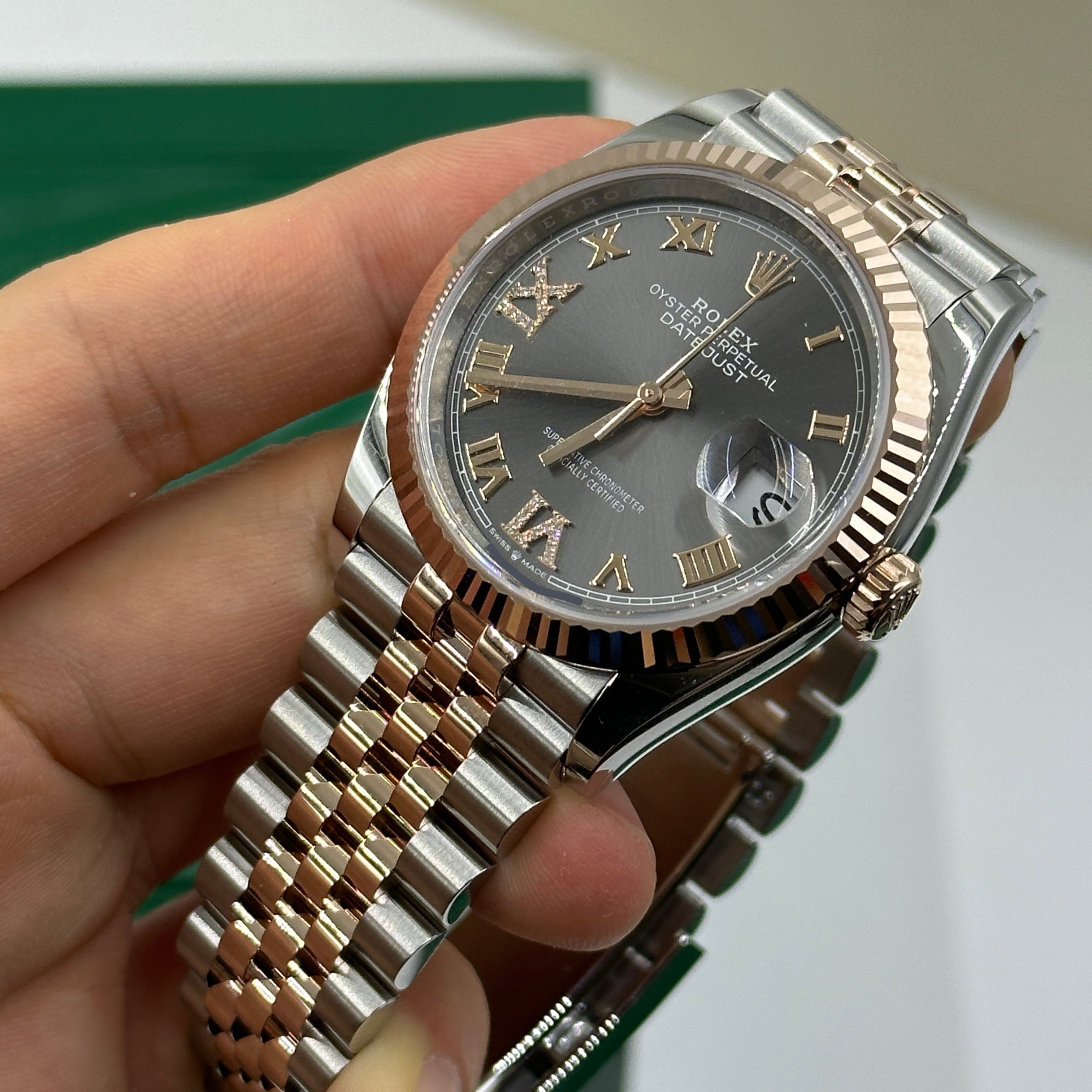 Rolex Datejust 36 126231 Grey VIIX Roman Oyster 2025