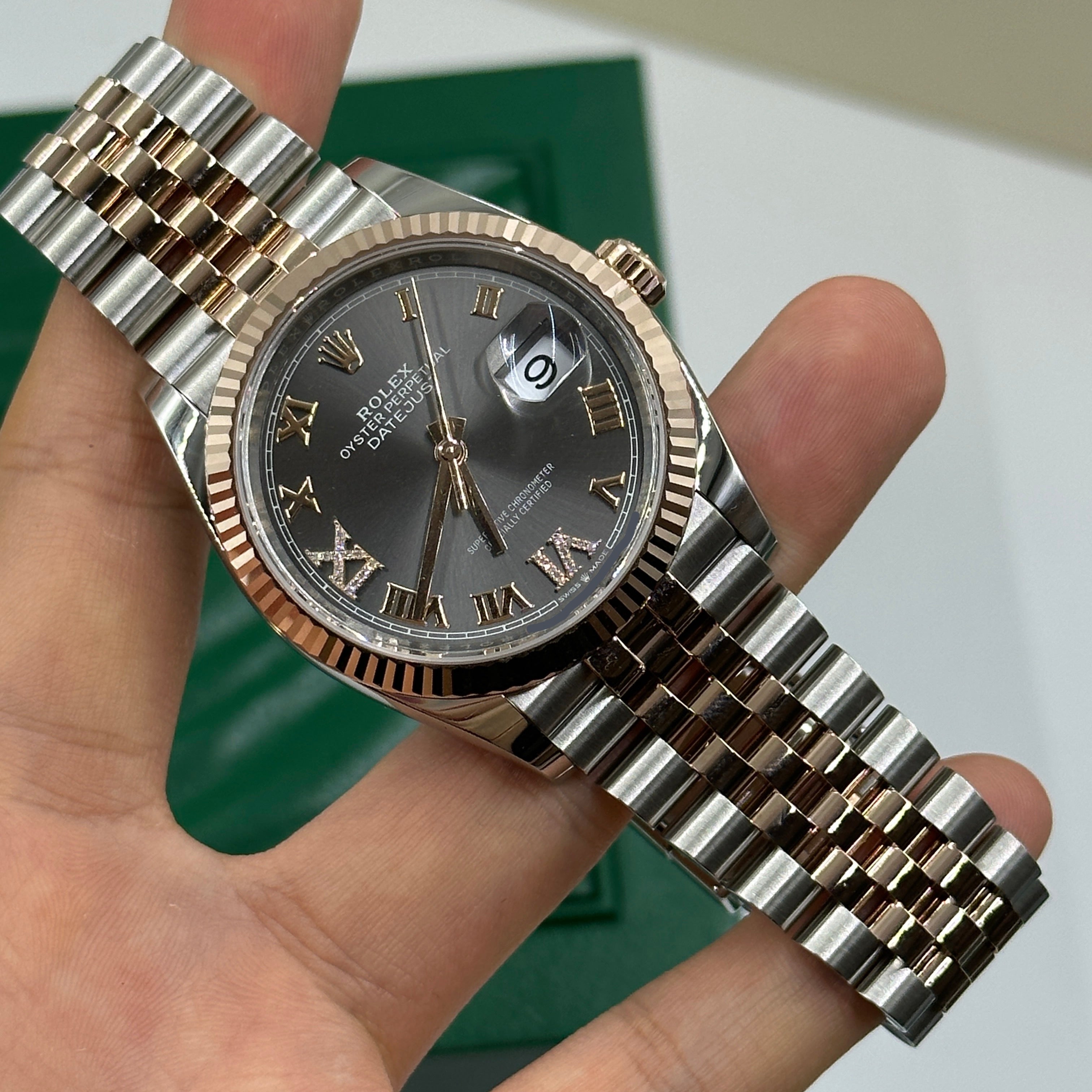 Rolex Datejust 36 126231 Grey VIIX Roman Oyster 2025