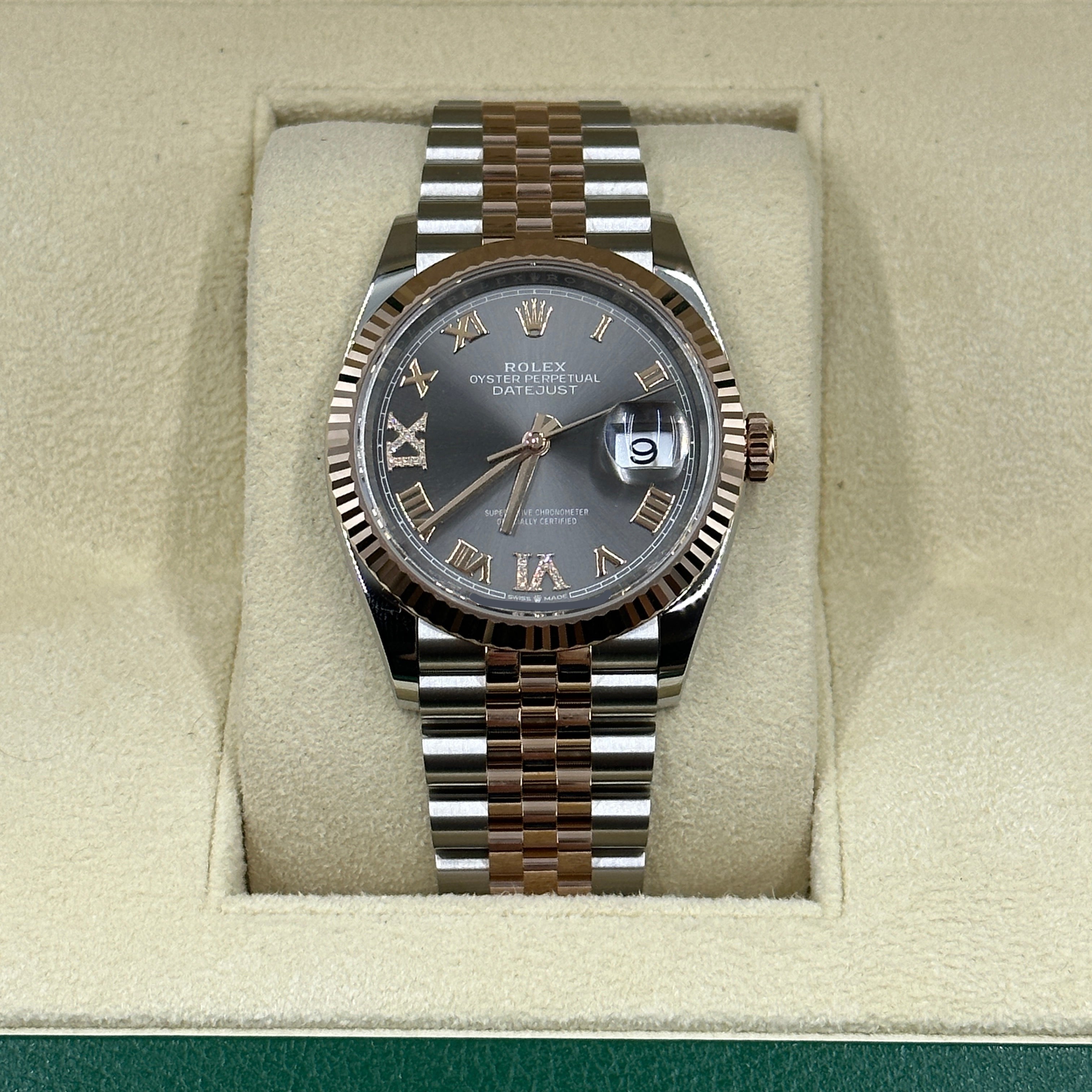 Rolex Datejust 36 126231 Grey VIIX Roman Oyster 2025
