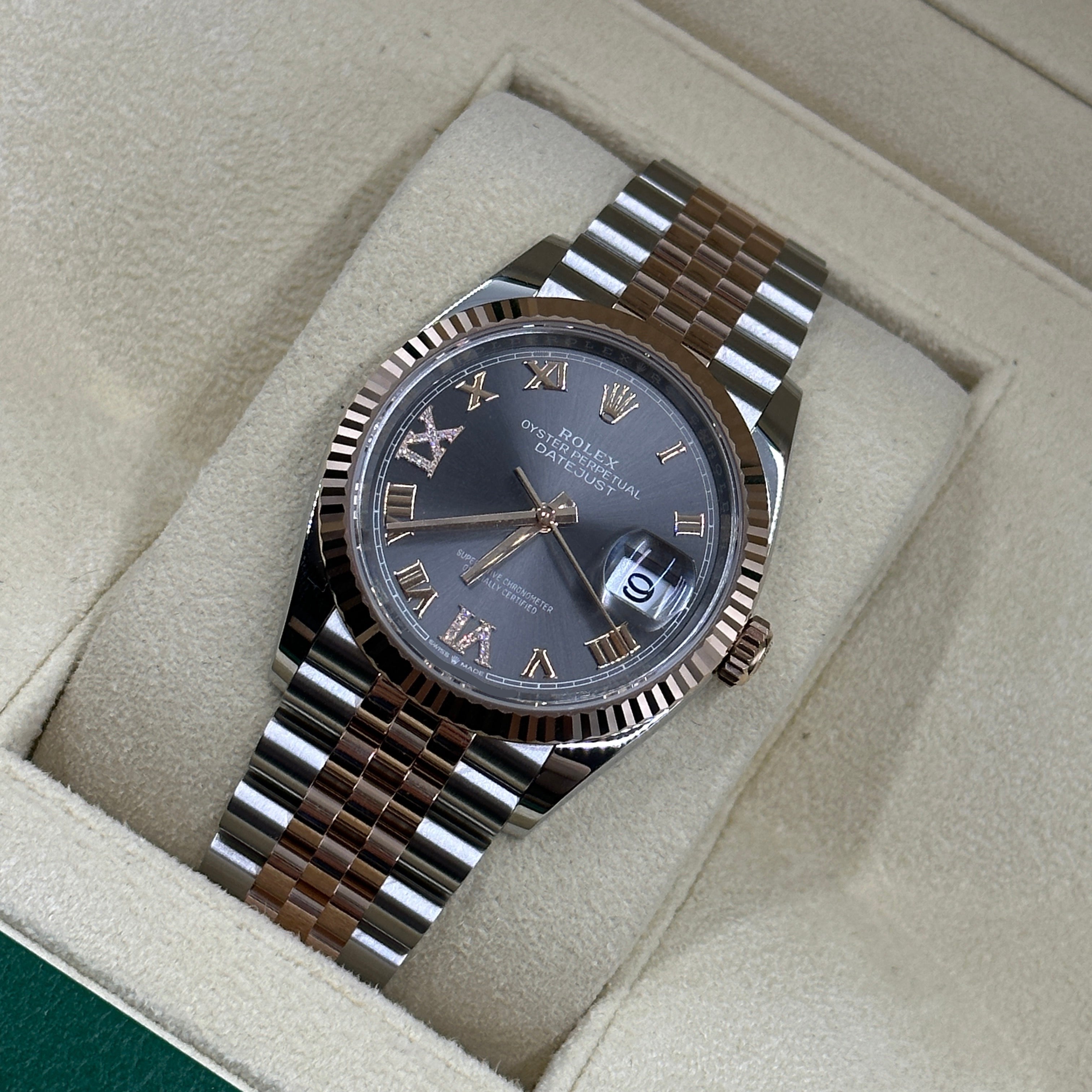 Rolex Datejust 36 126231 Grey VIIX Roman Oyster 2025
