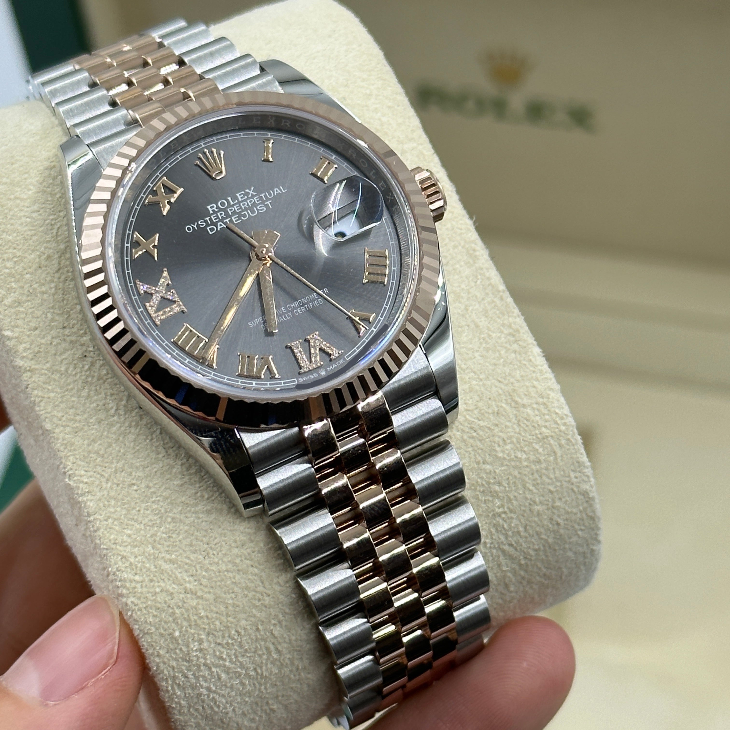 Rolex Datejust 36 126231 Grey VIIX Roman Oyster 2025
