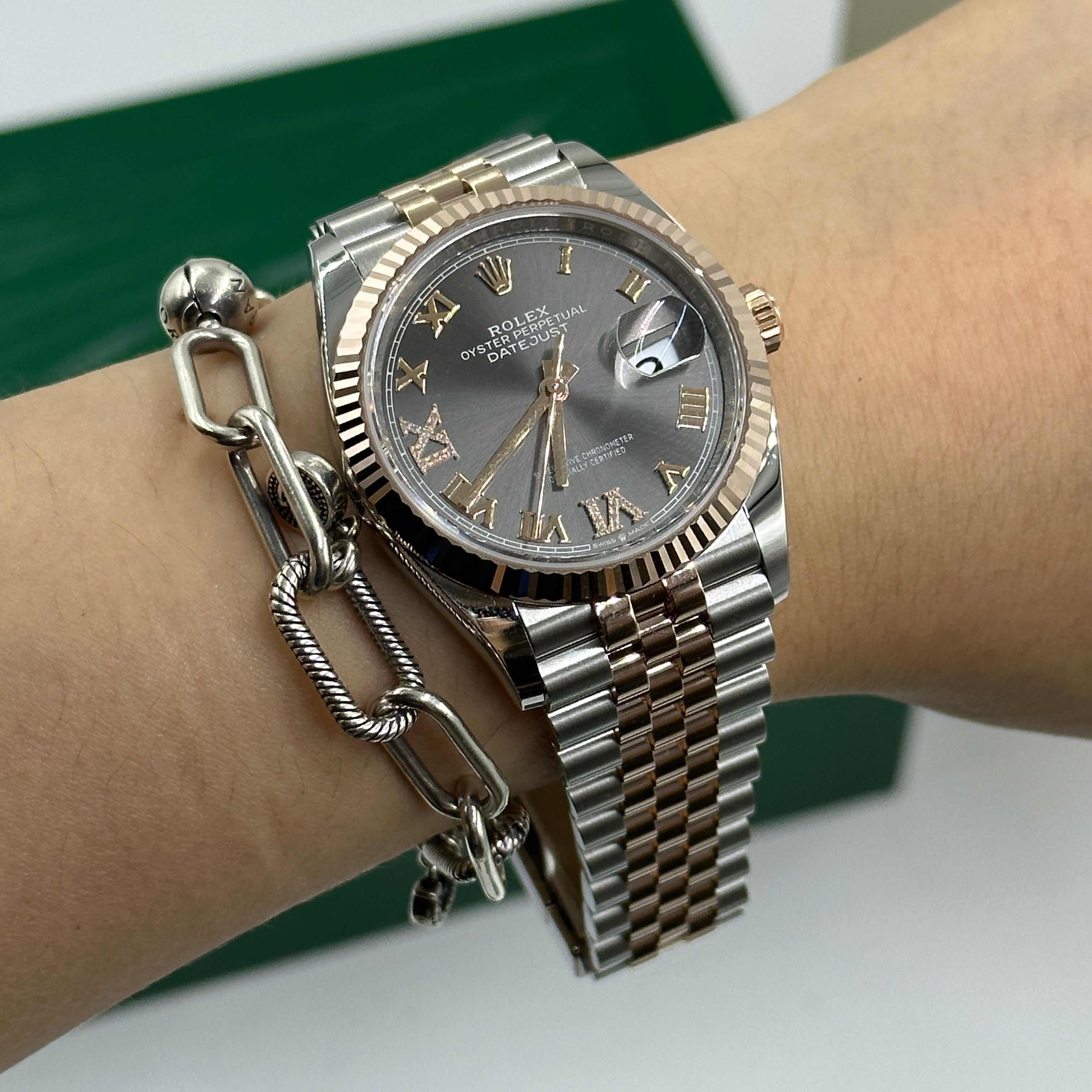 Rolex Datejust 36 126231 Grey VIIX Roman Oyster 2025