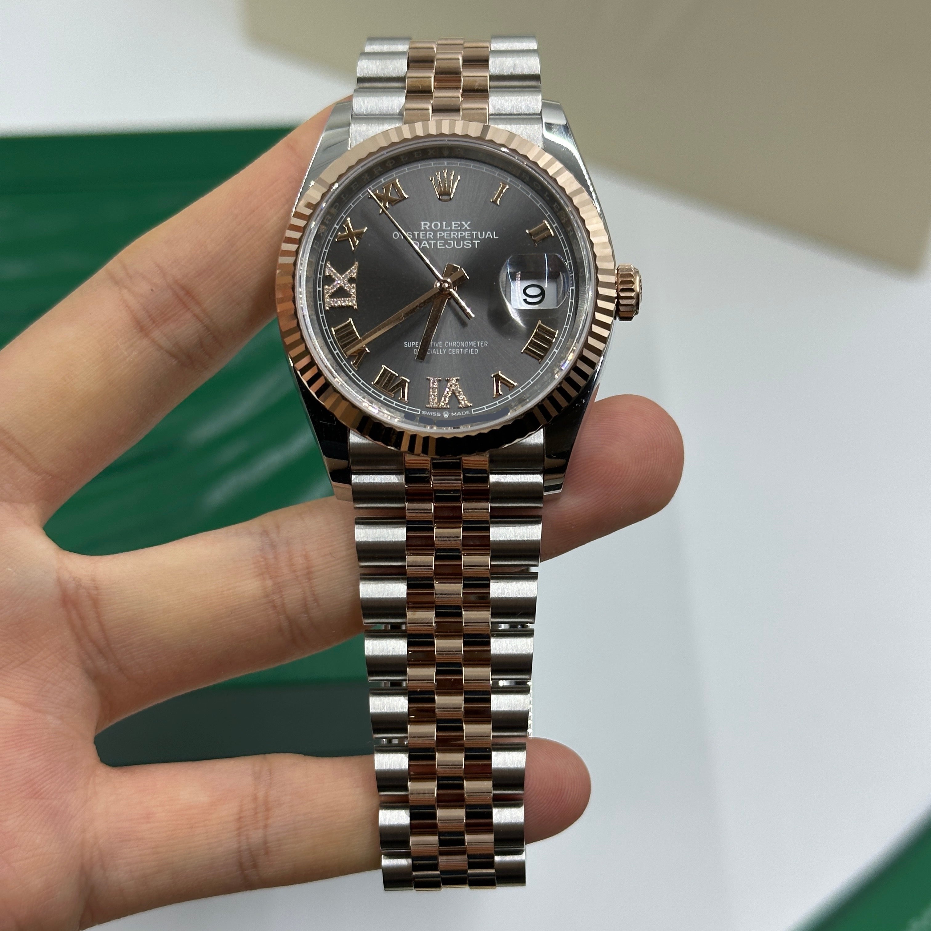 Rolex Datejust 36 126231 Grey VIIX Roman Oyster 2025