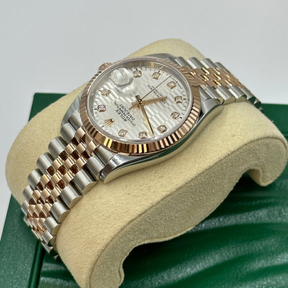 Rolex Datejust 36 126231G Silver Fluted Jubilee 2024