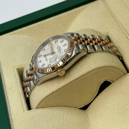 Rolex Datejust 36 126231G Silver Fluted Jubilee 2024