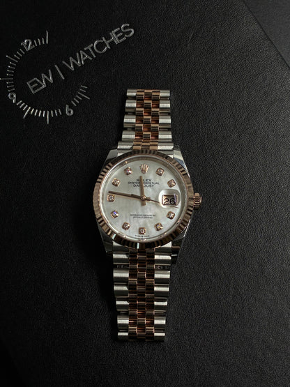 Rolex Datejust 36 126231NG White Jubilee 2025