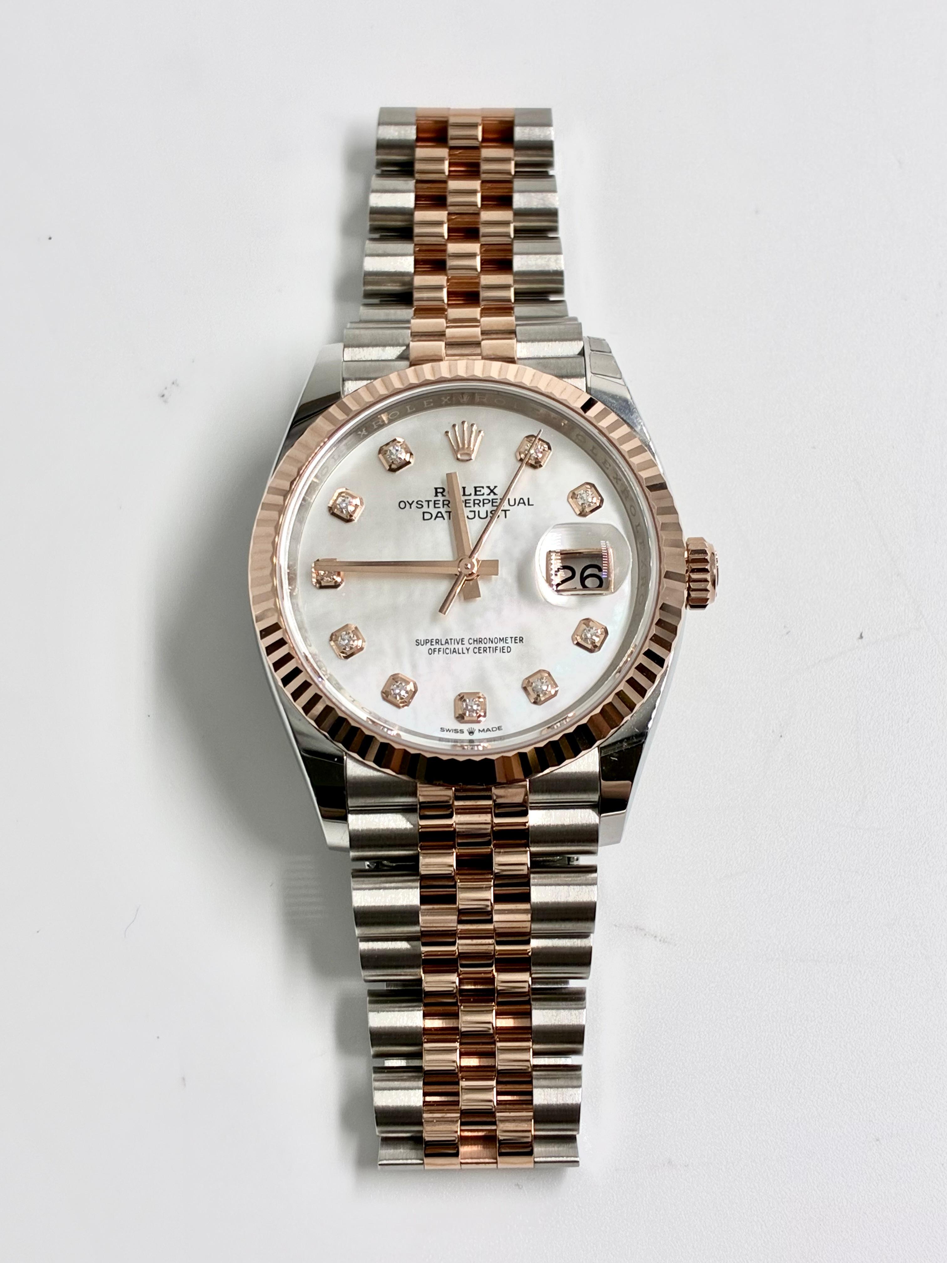 Rolex Datejust 36 126231NG White Jubilee 2026