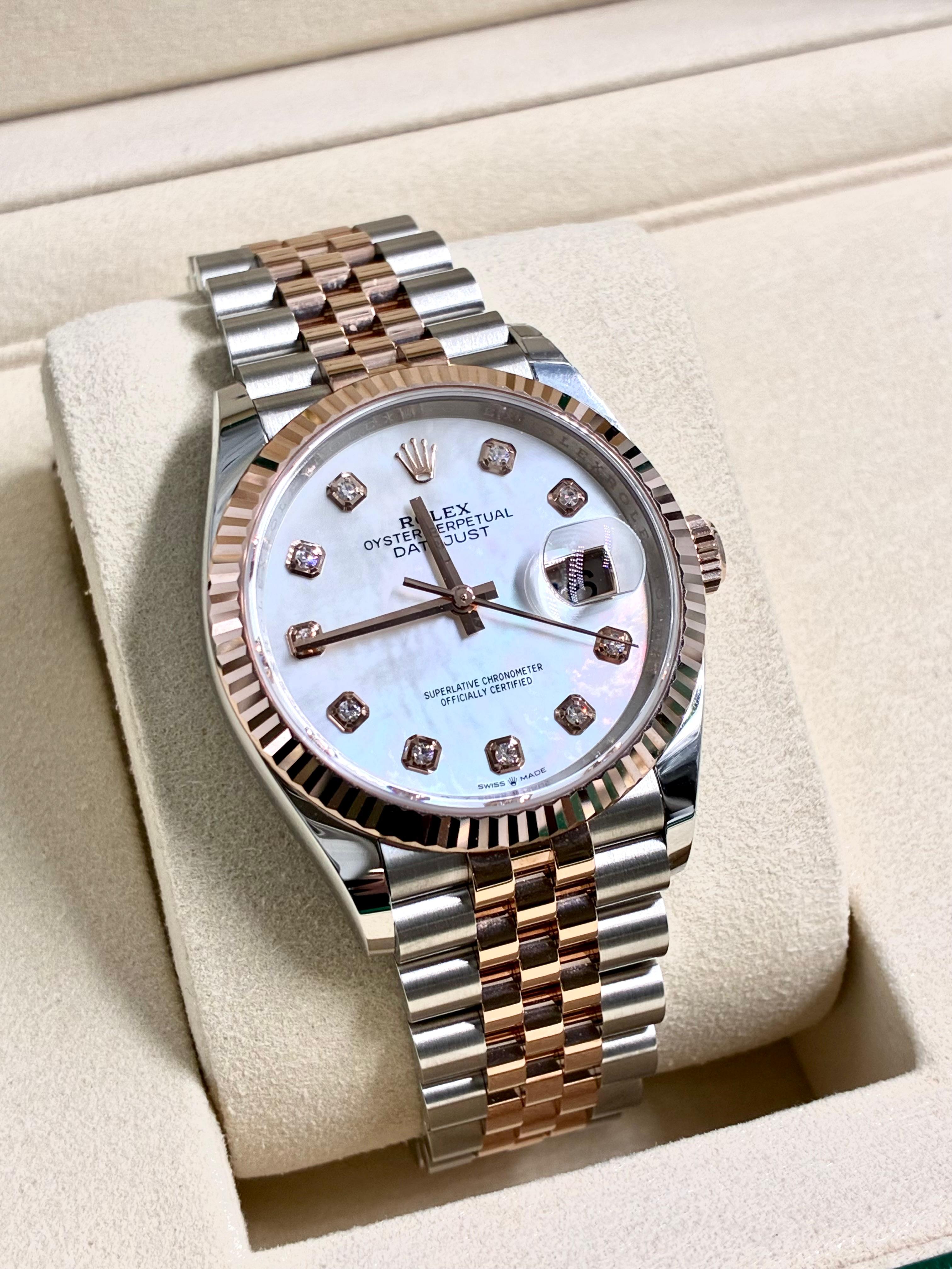 Rolex Datejust 36 126231NG White Jubilee 2025