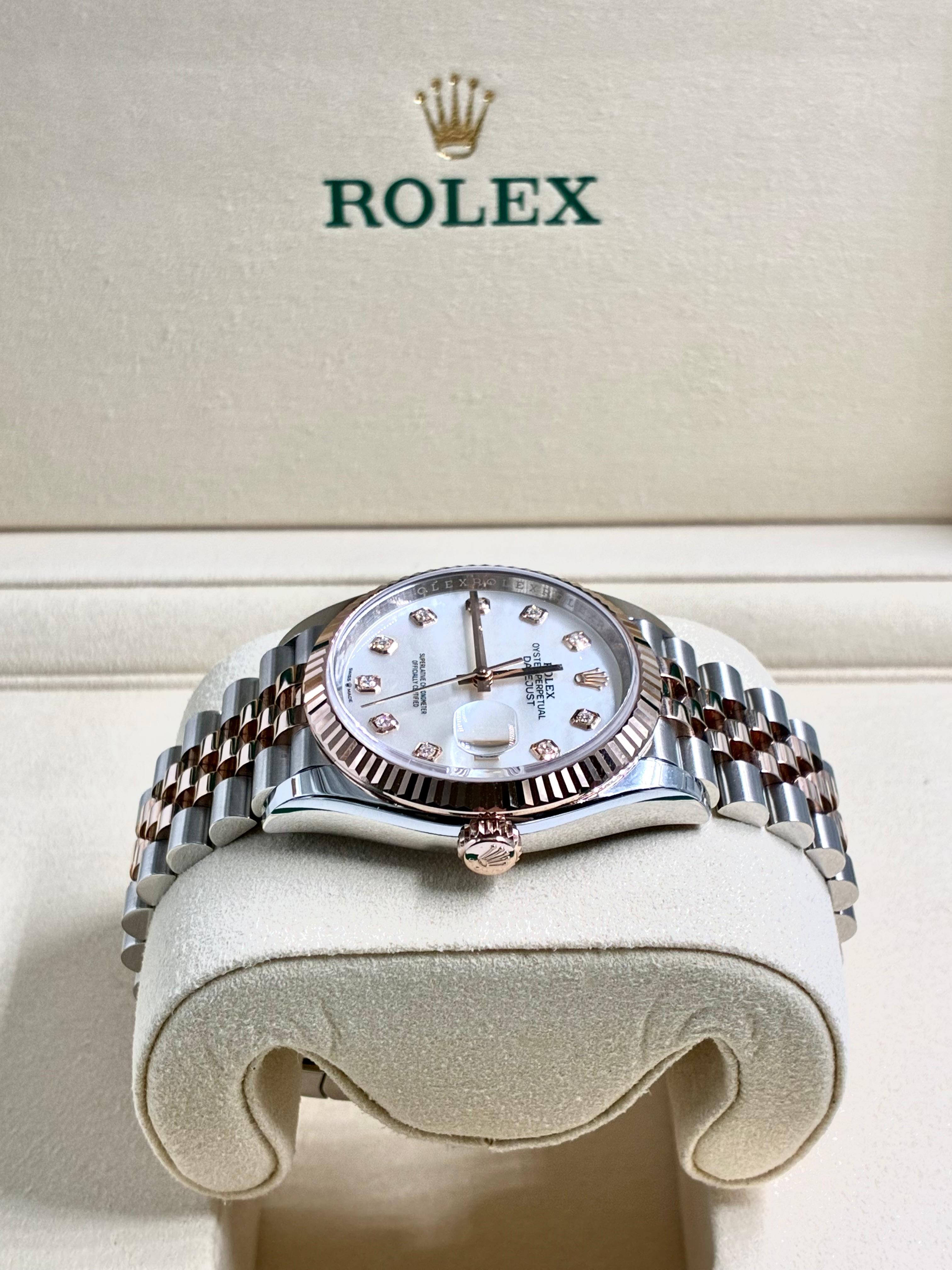Rolex Datejust 36 126231NG White Jubilee 2025