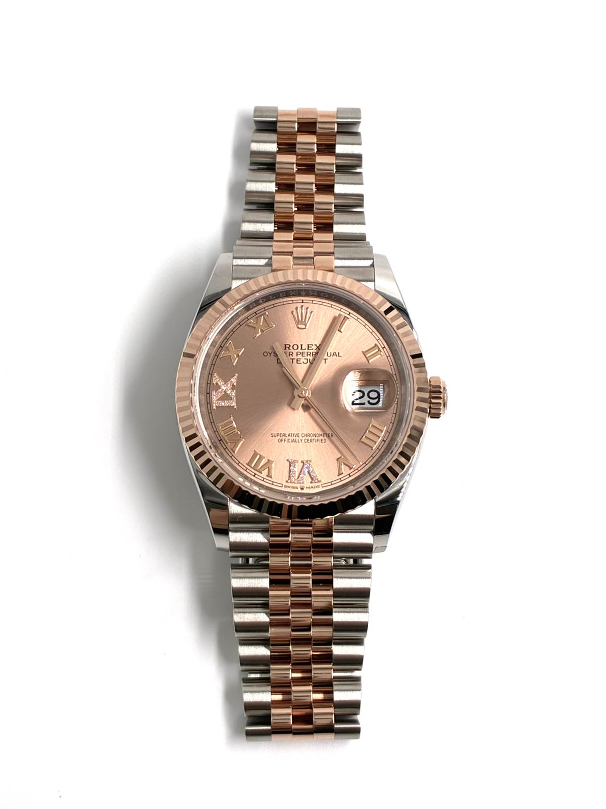 Rolex Datejust 36 126231 PinkVIIXRoman Jubilee 2025