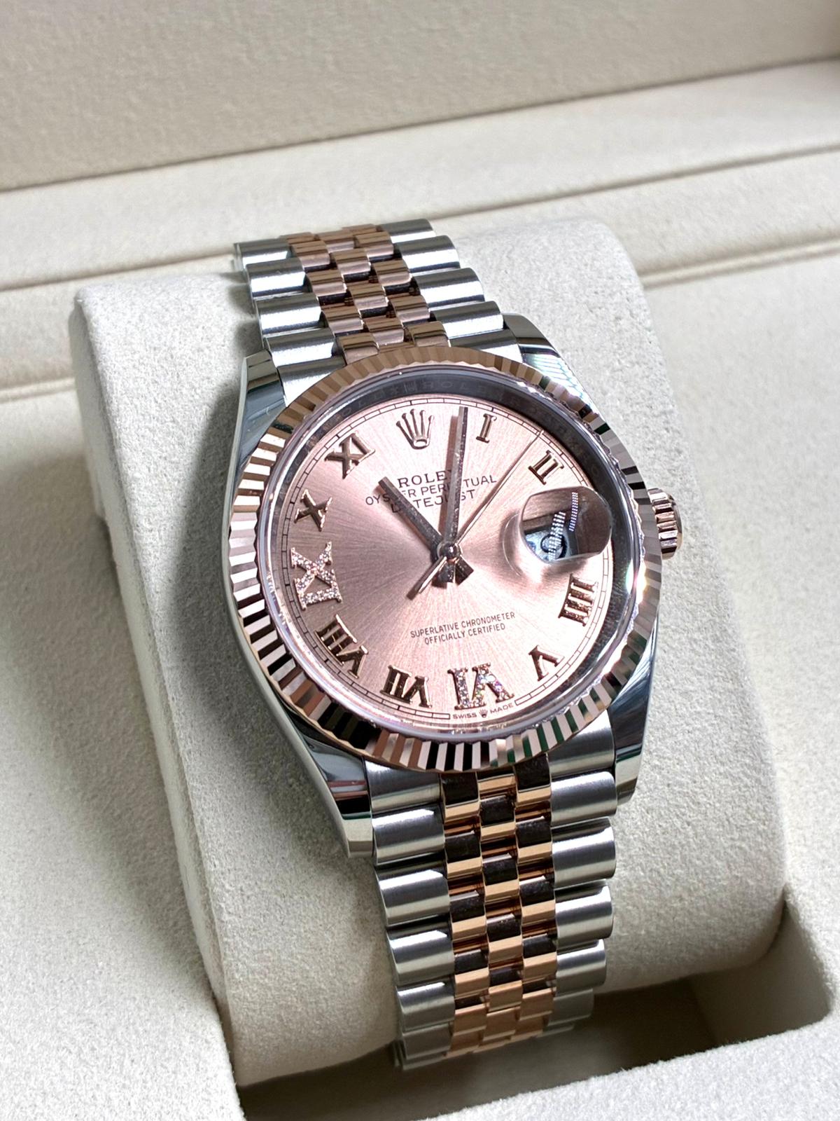 Rolex Datejust 36 126231 Pink VIIX Roman Jubilee 2026 – EW Watches