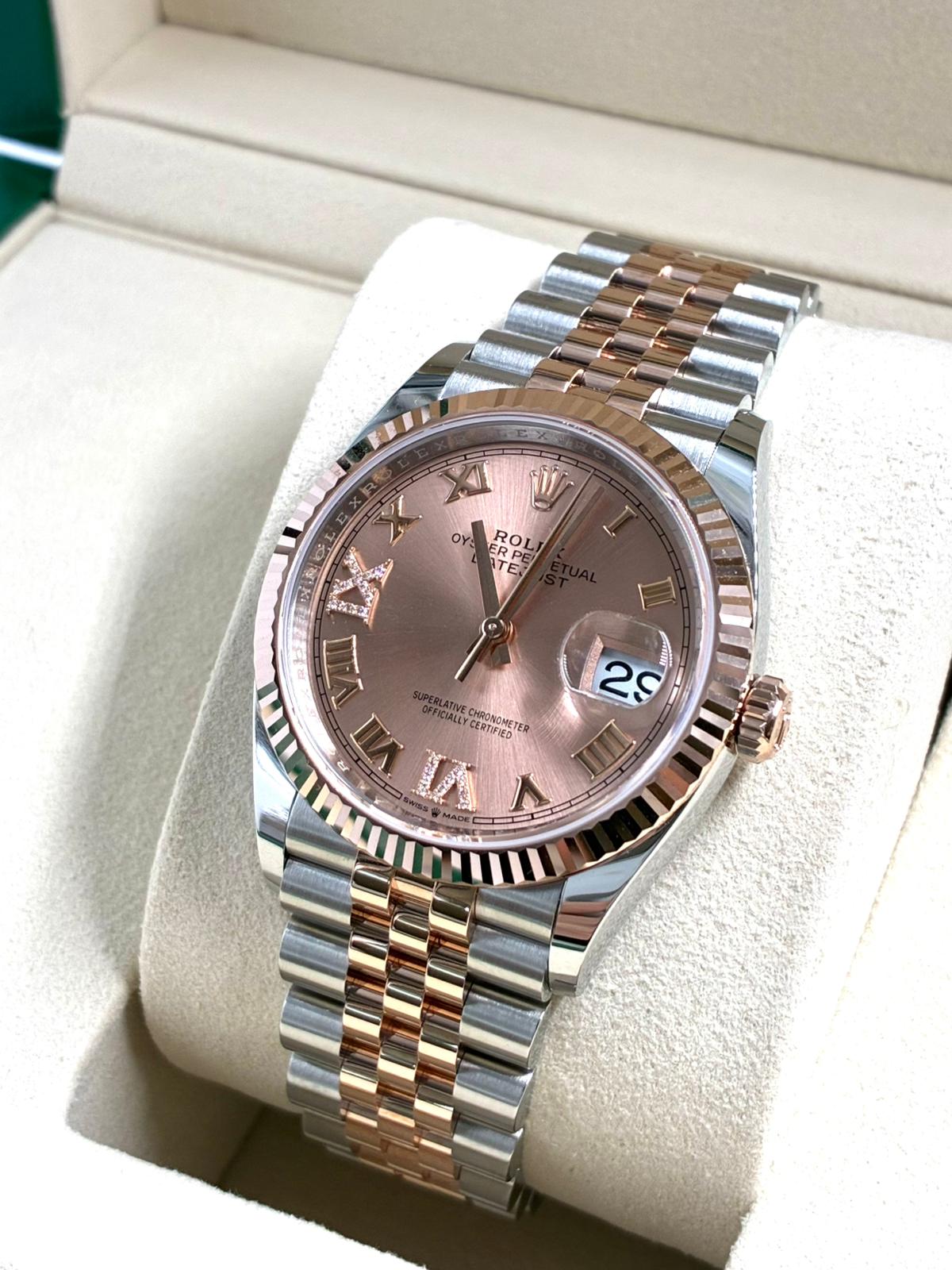 Rolex Datejust 36 126231 PinkVIIXRoman Jubilee 2026