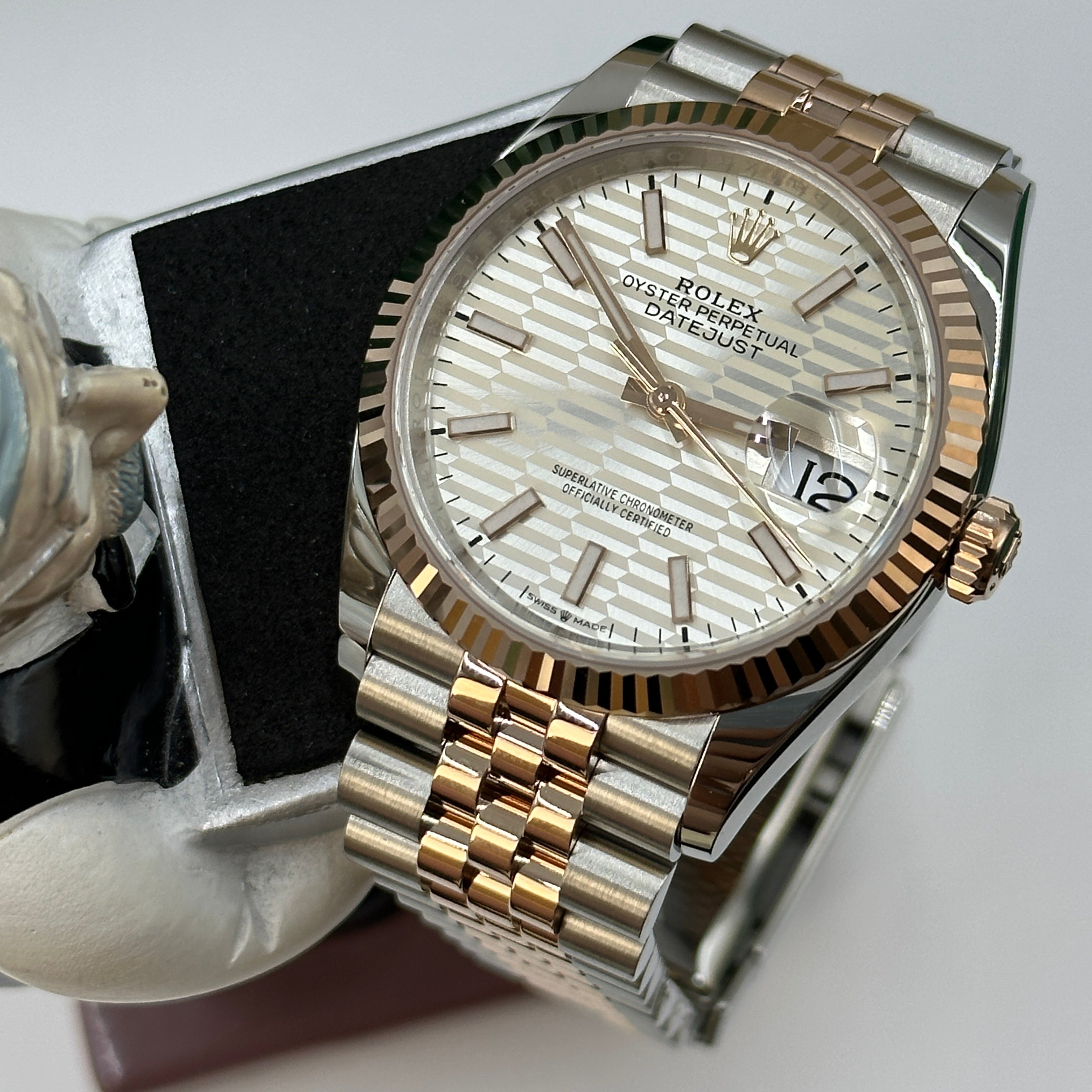 Rolex Datejust 36 126231 Silver Index Fluted Jubilee 2024