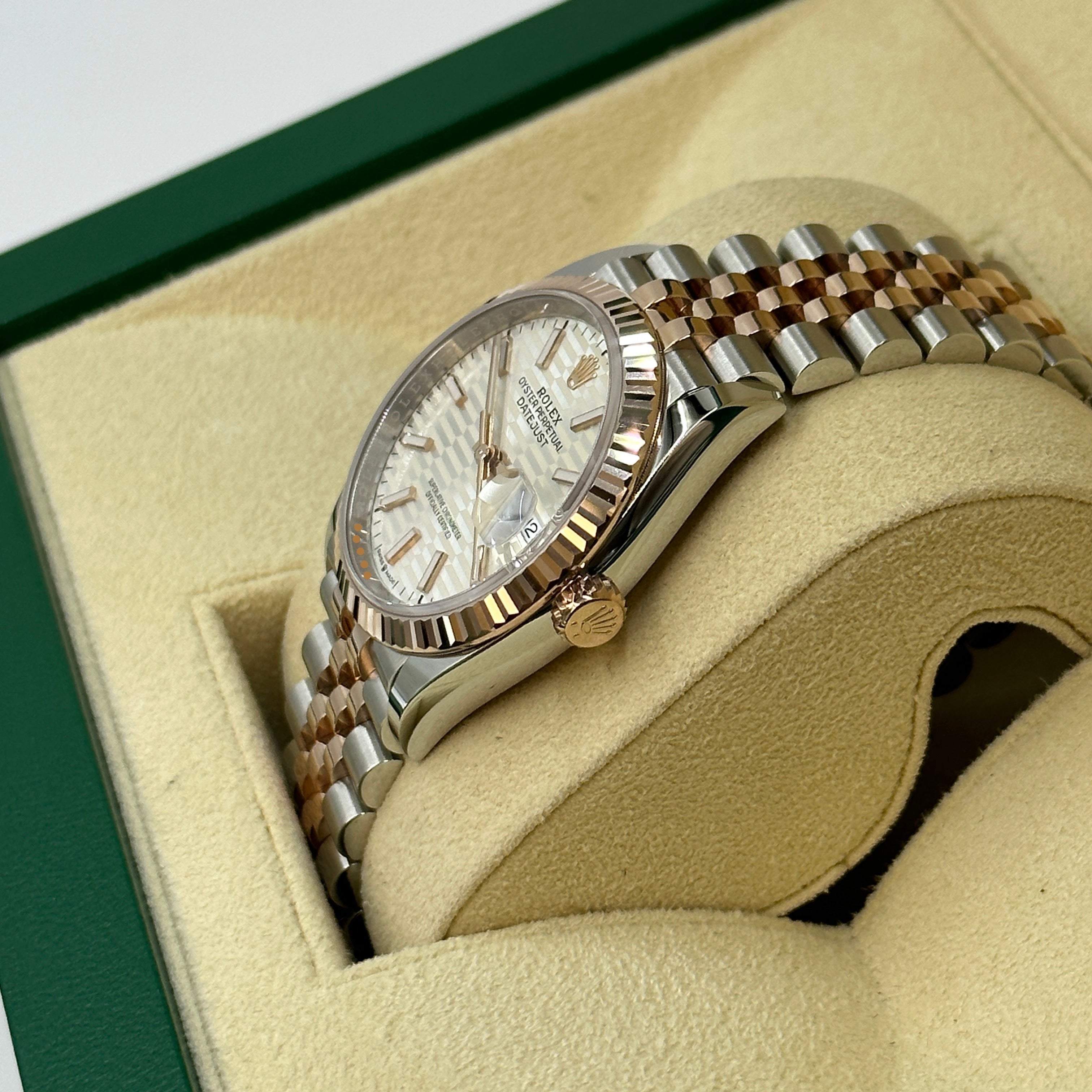 Rolex Datejust 36 126231 Silver Index Fluted Jubilee 2024