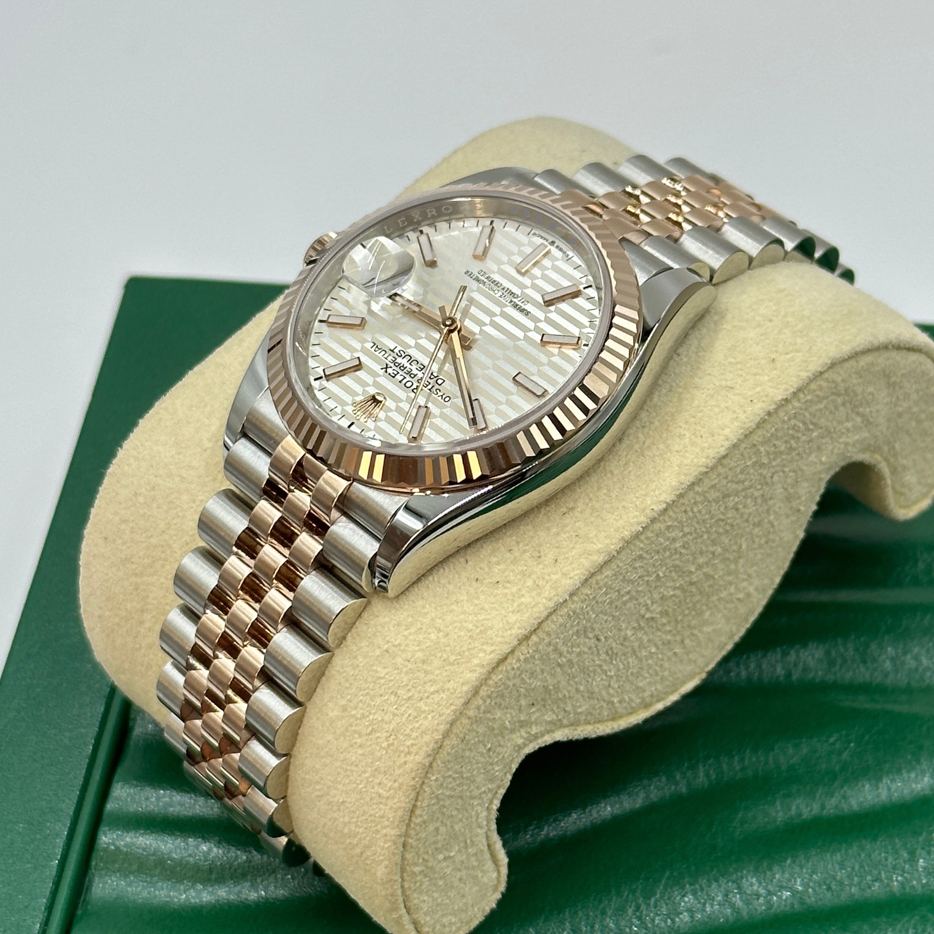 Rolex Datejust 36 126231 Silver Index Fluted Jubilee 2024